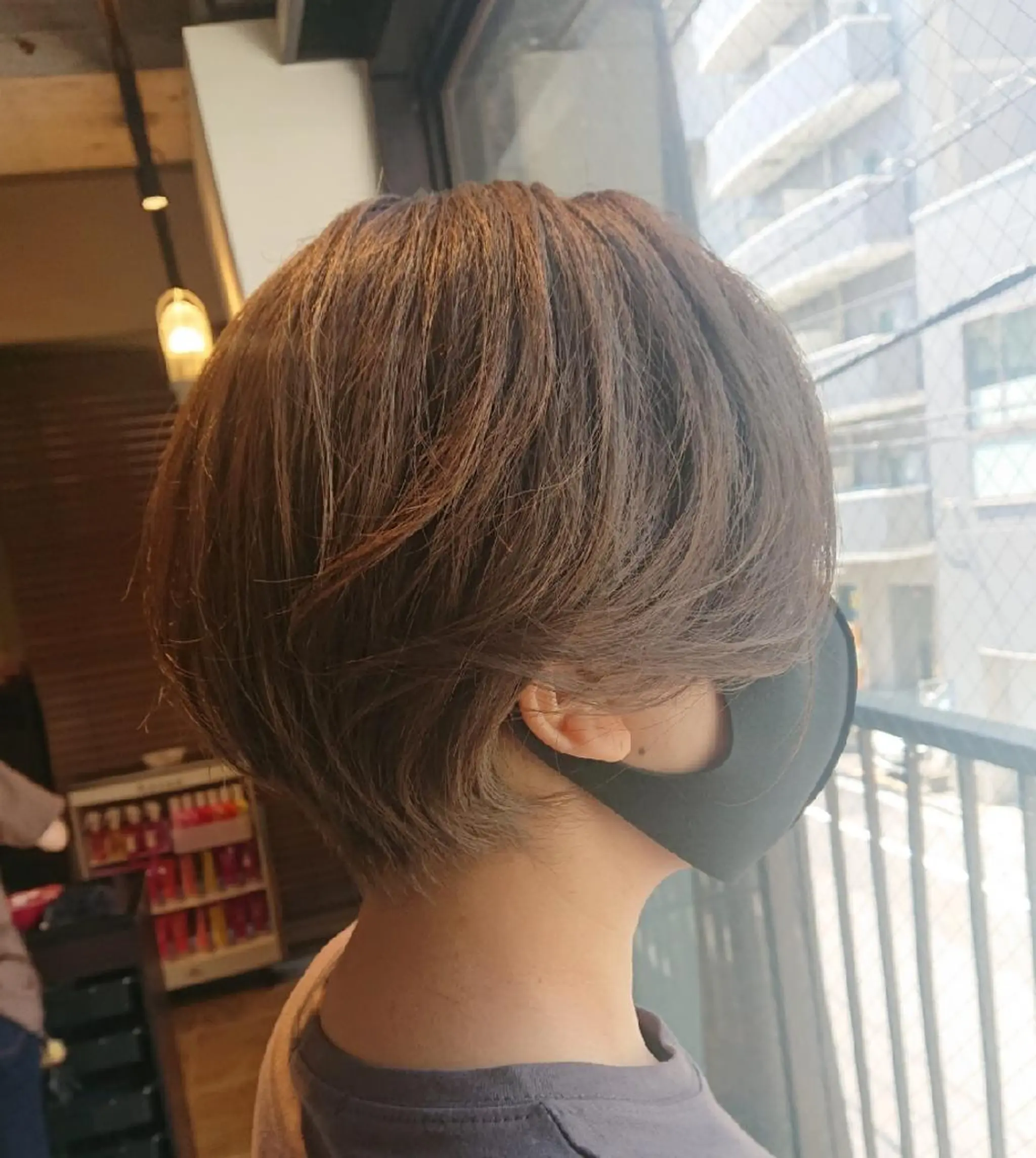 ショート ハイライト alushe 岡 陽子のヘアスタイル
