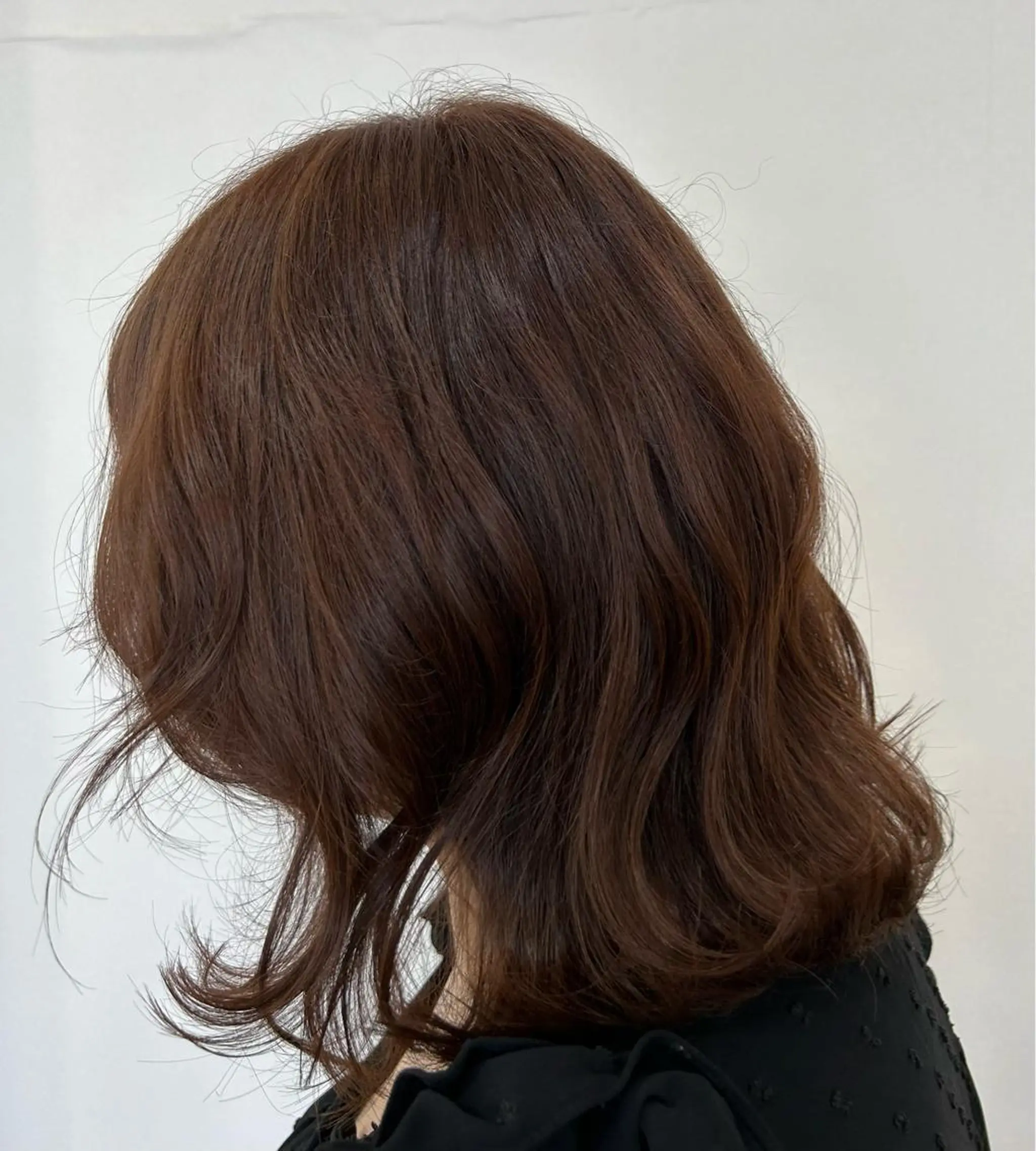 ミディアム カラー ベージュカラー ブリーチ ブリーチなしカラー ピンクカラー ピンクベージュ 田村 美沙子のヘアスタイル