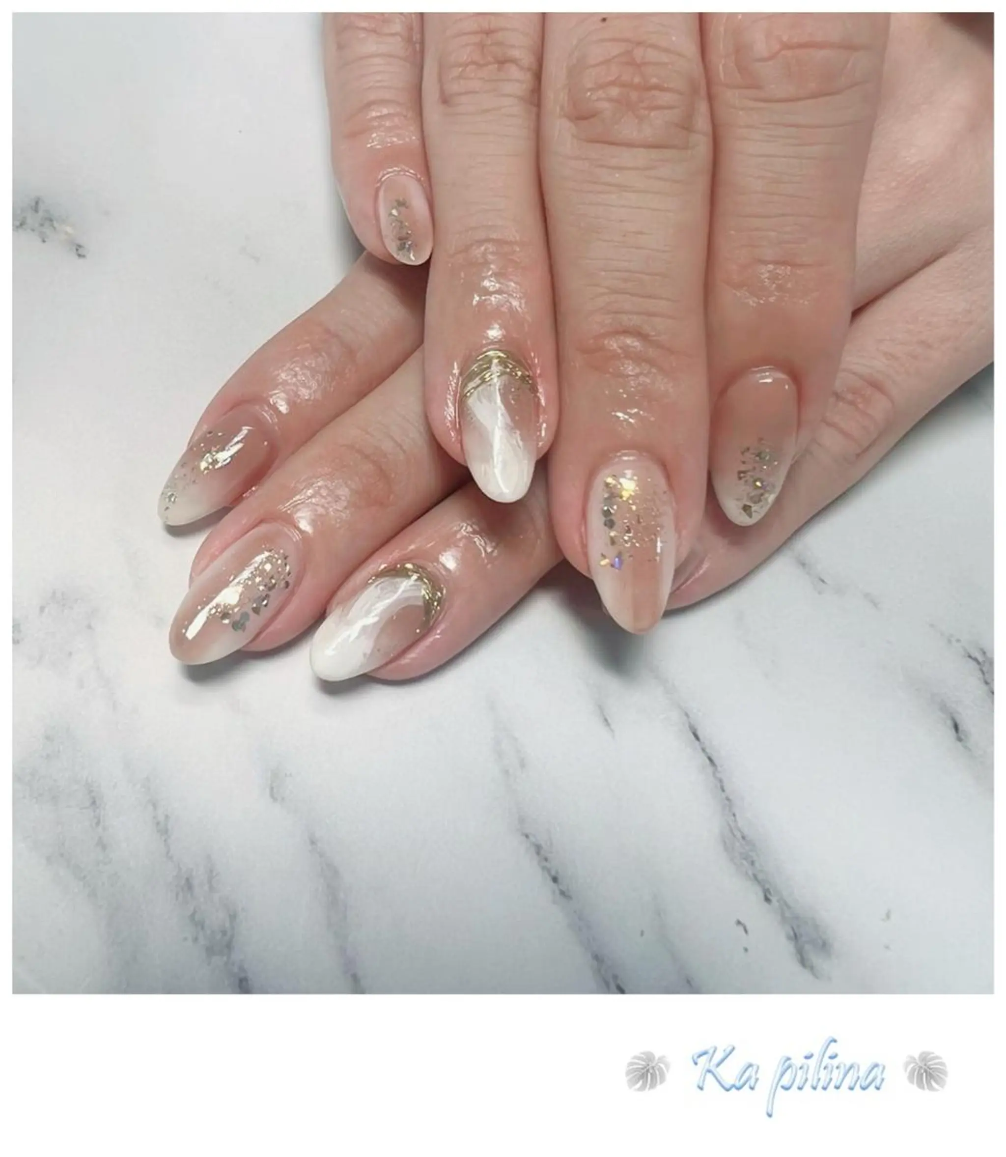 ネイル ニュアンスネイル Nail salon Ka pilinaのネイルデザイン