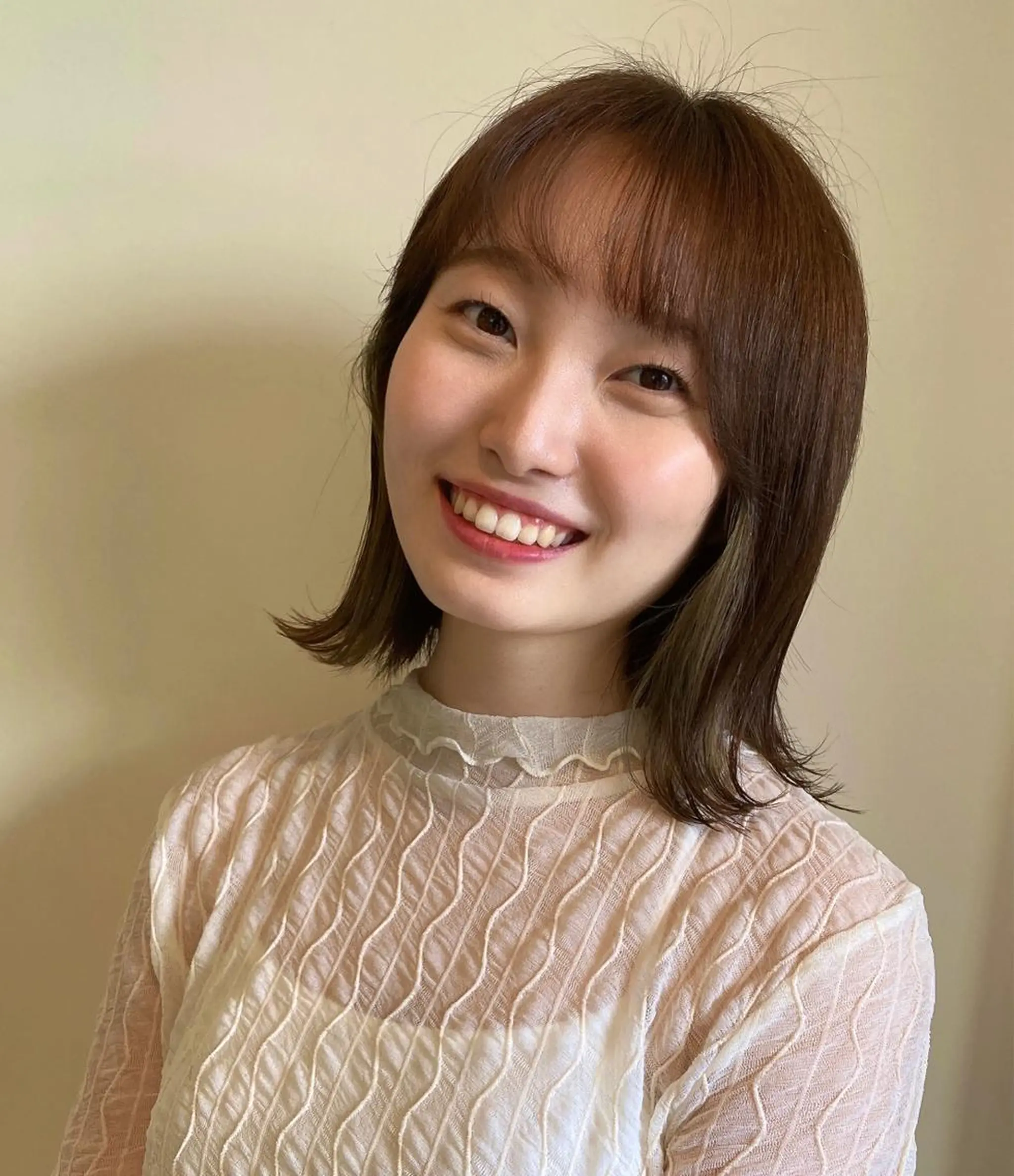 ミディアム カラー 透明感カラー ヘアカラー 小島 千夏のヘアスタイル