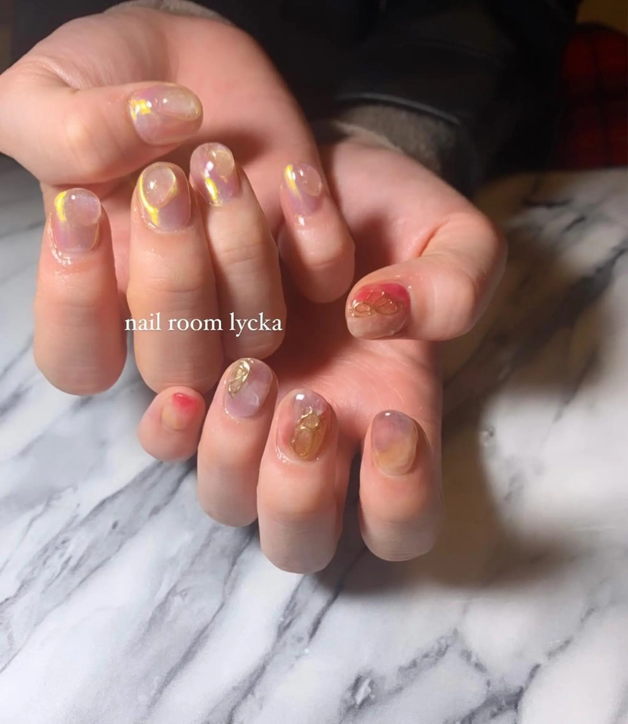 ネイル ﾈｲﾙﾙｰﾑﾘｯｶ 𝐦𝐚𝐲𝐮のネイルデザイン