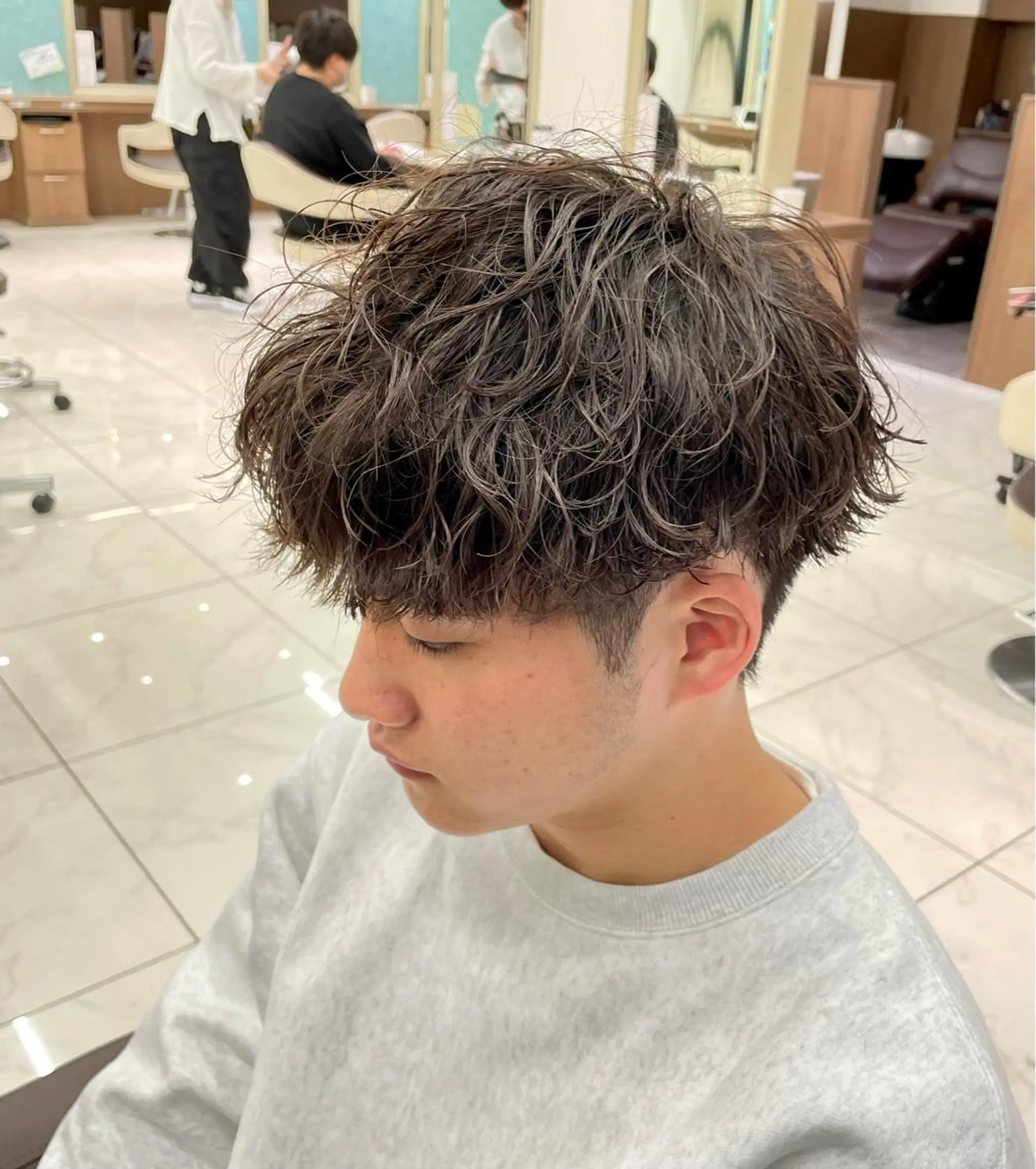 ショート パーマ メンズ 【メンズ特化】 池田大成✂︎のヘアスタイル