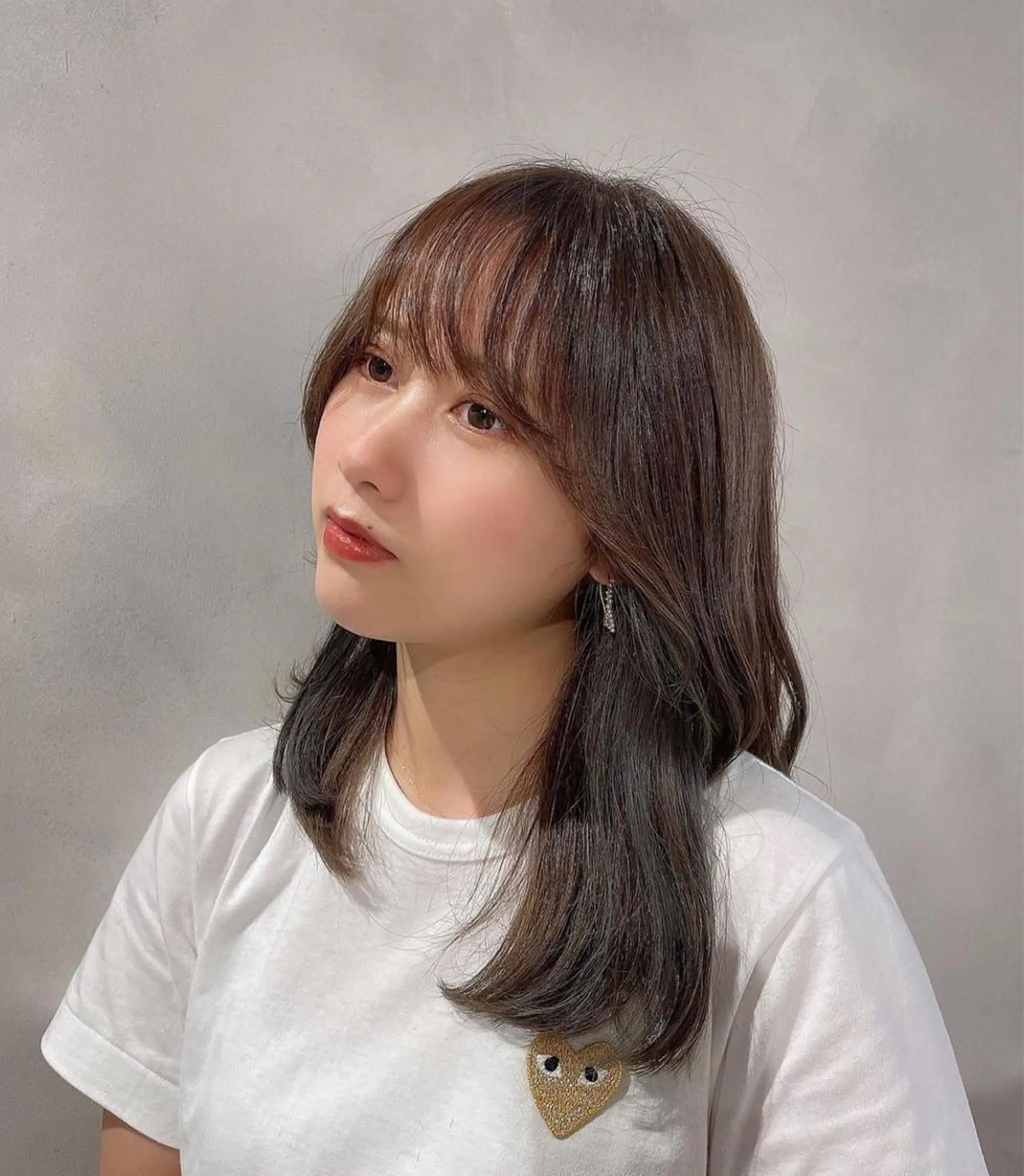 ミディアム ❤︎︎韓国ヘア❤︎︎ 𝑺𝒉𝒊𝒉𝒐のヘアスタイル