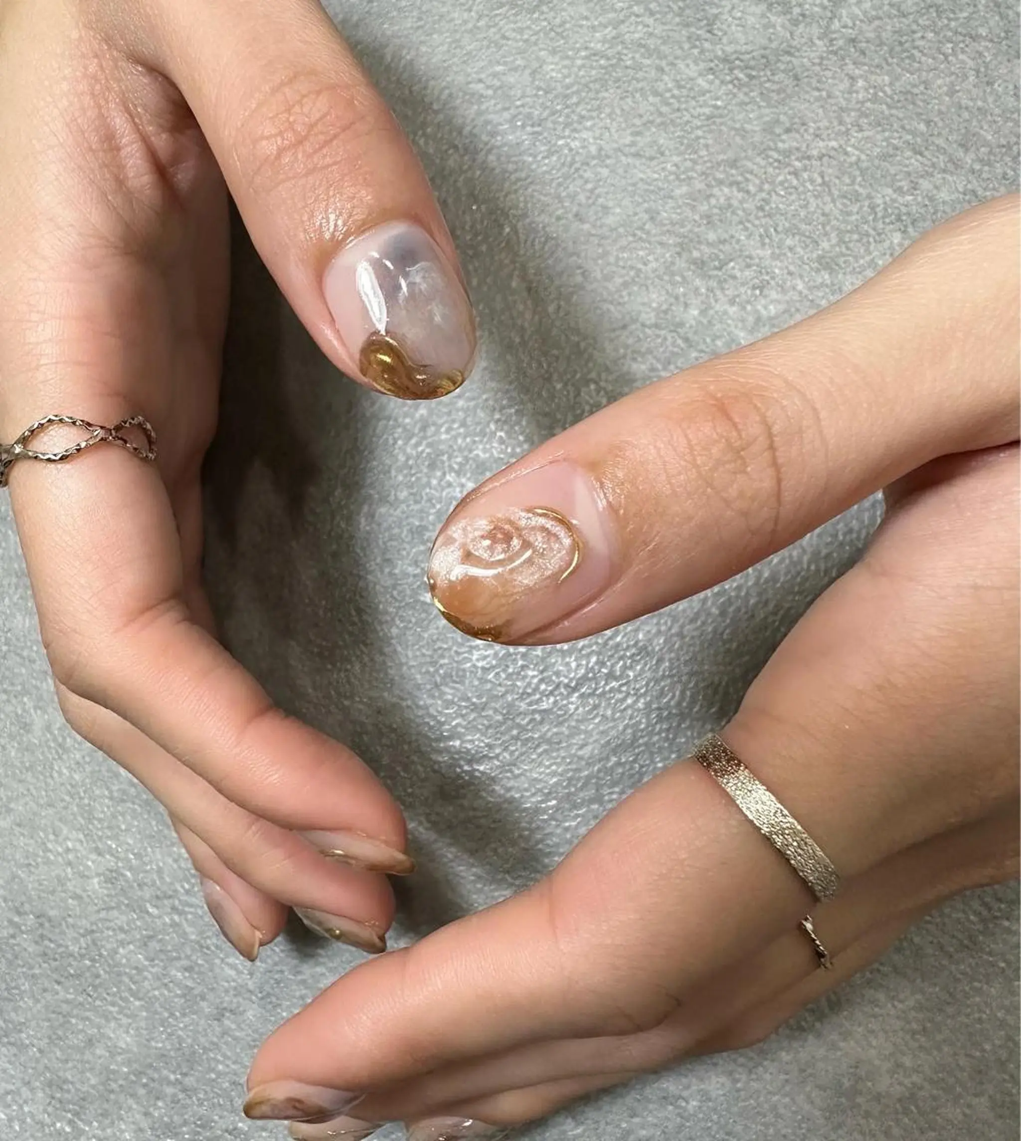 ネイル ハンドネイル フットネイル kiii.__ ✴︎*のネイルデザイン