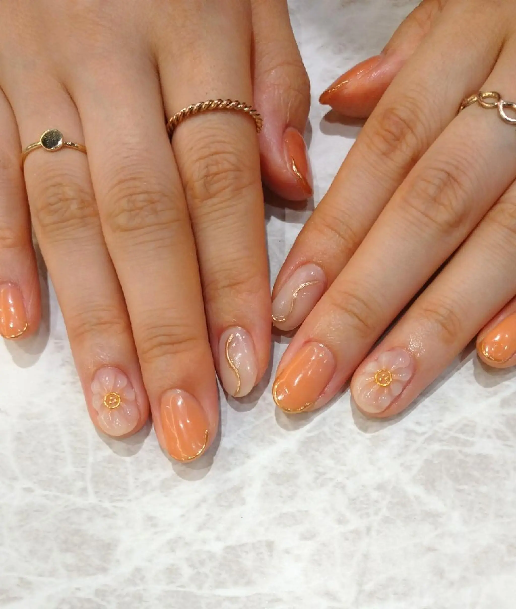 ネイル ハンドネイル 會田 瑠衣のネイルデザイン