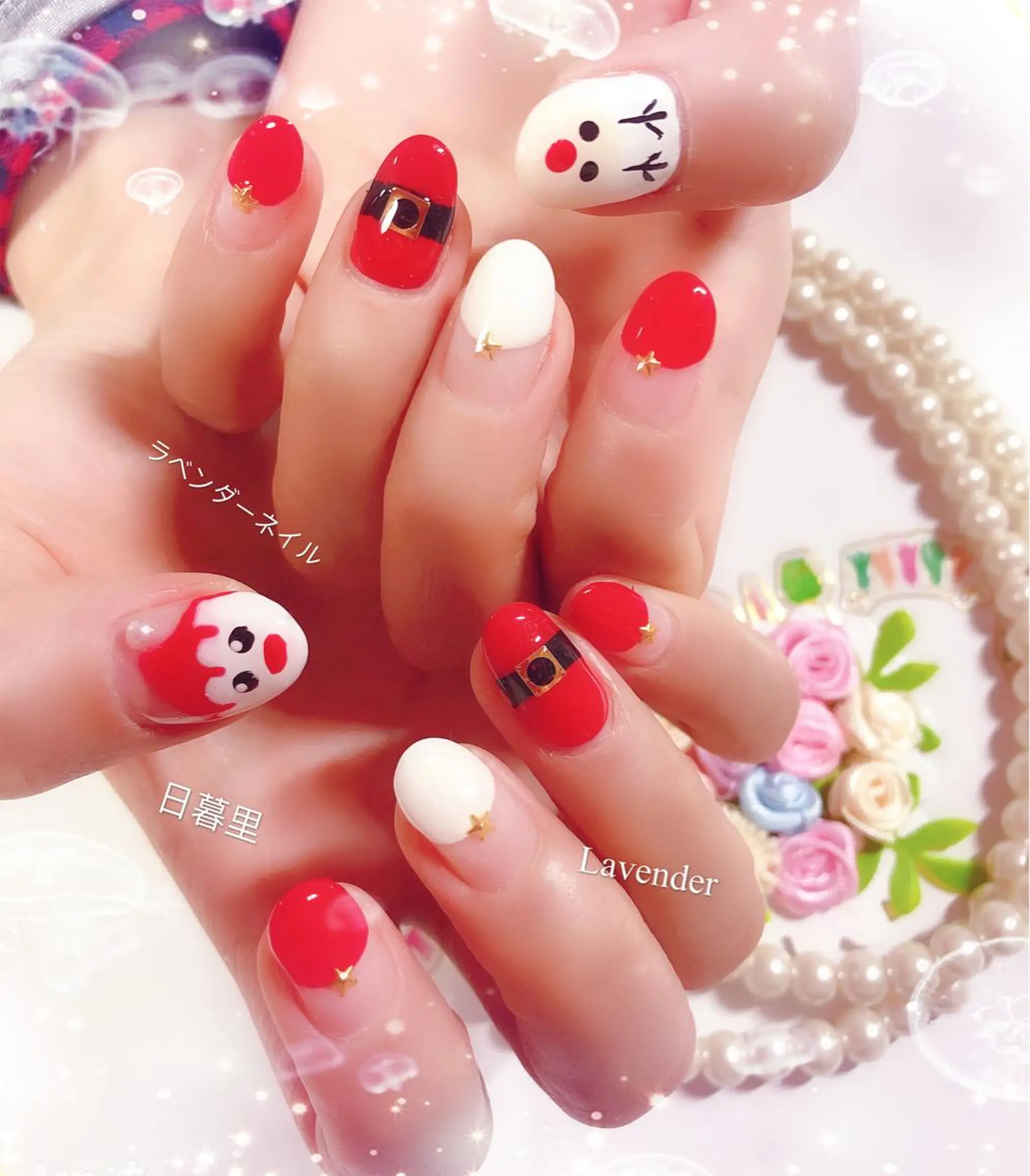 ネイル ラベンダー💖日暮里 ルル💖ネイルのネイルデザイン