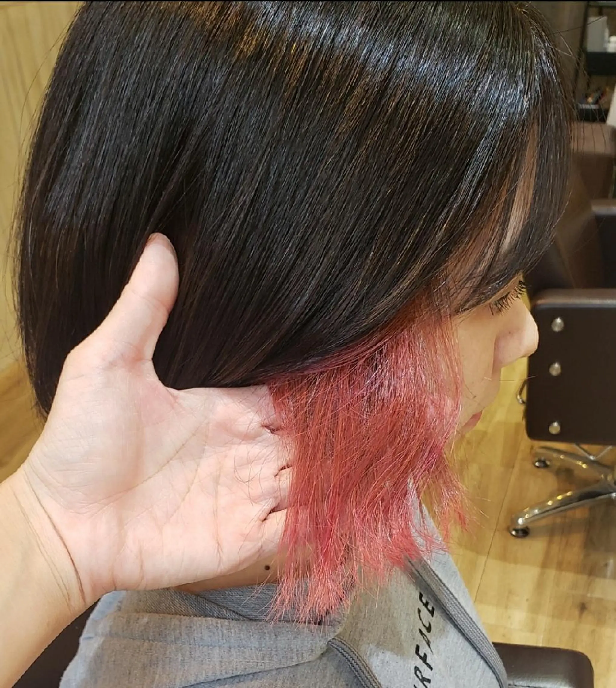 ショート カラー あかね☆ヘアアレンジ /ボブ/縮毛矯正のヘアスタイル