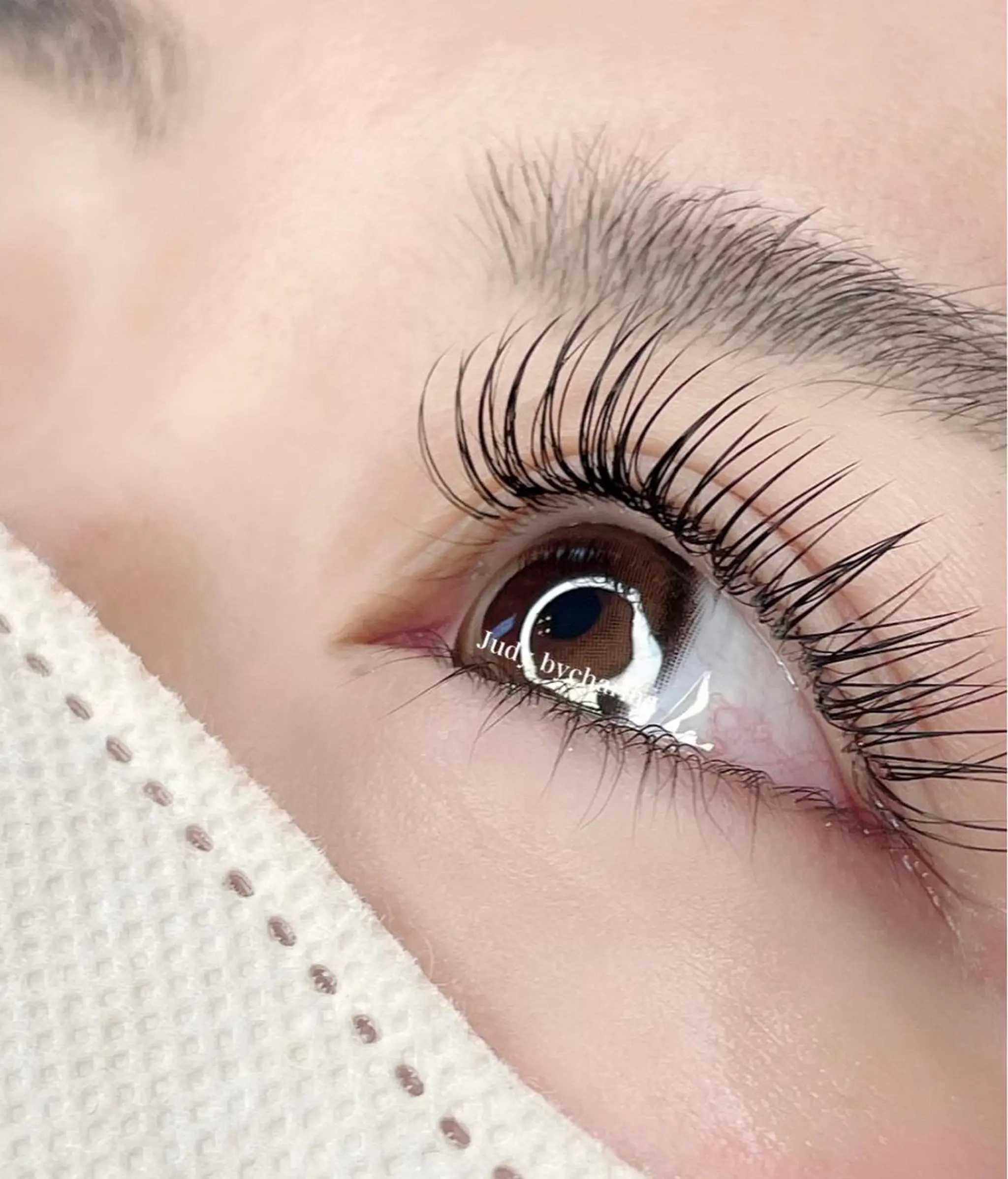 ロング ネイル マツエク・マツパ アイブロウ 眉カラー 付け放題 フラットラッシュ パリジェンヌラッシュリフト セーブル マツエク Judy by charmeのマツエク・マツパデザイン