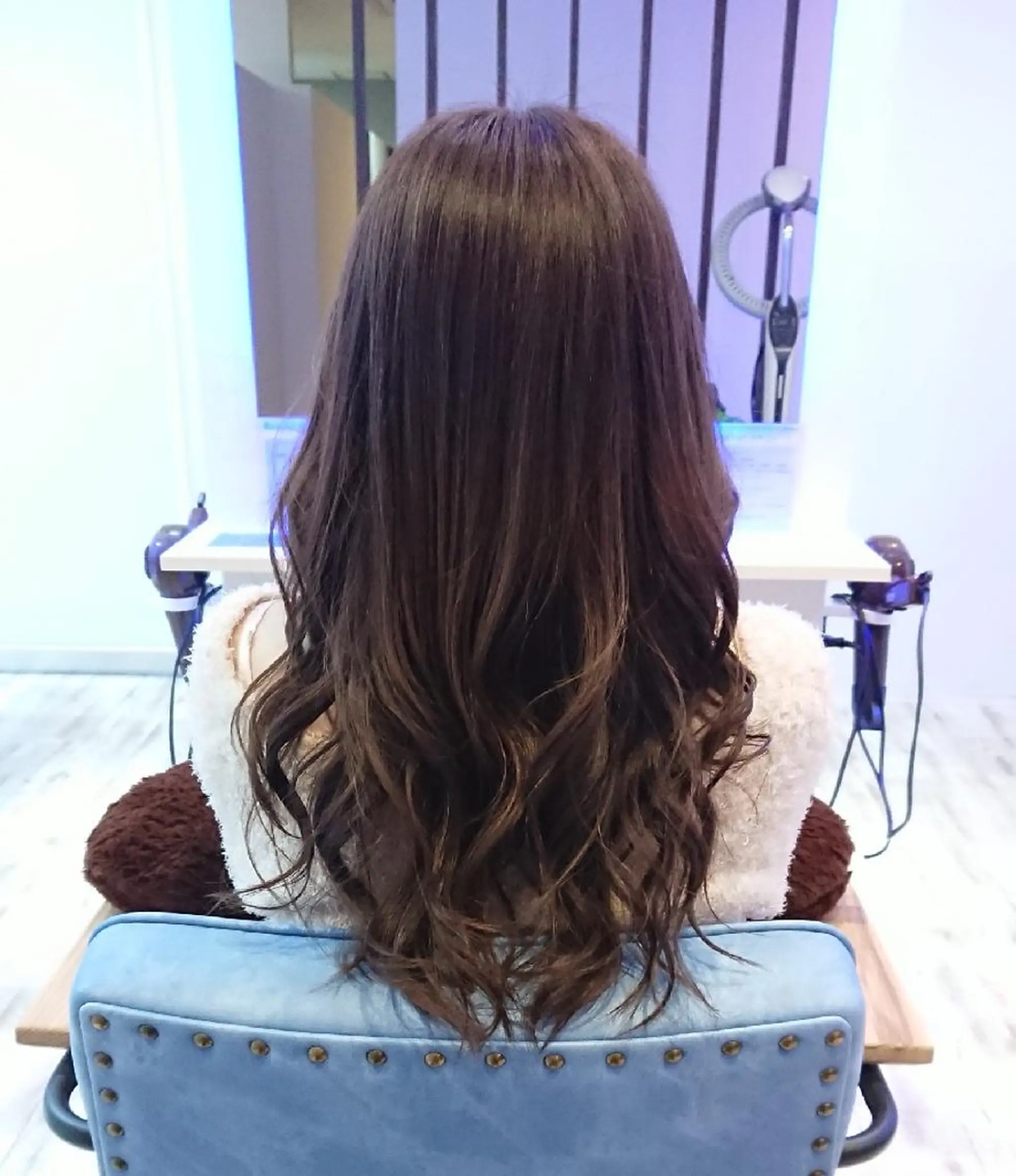 セミロング カラー ヘアアレンジ 小林 伸行のヘアスタイル