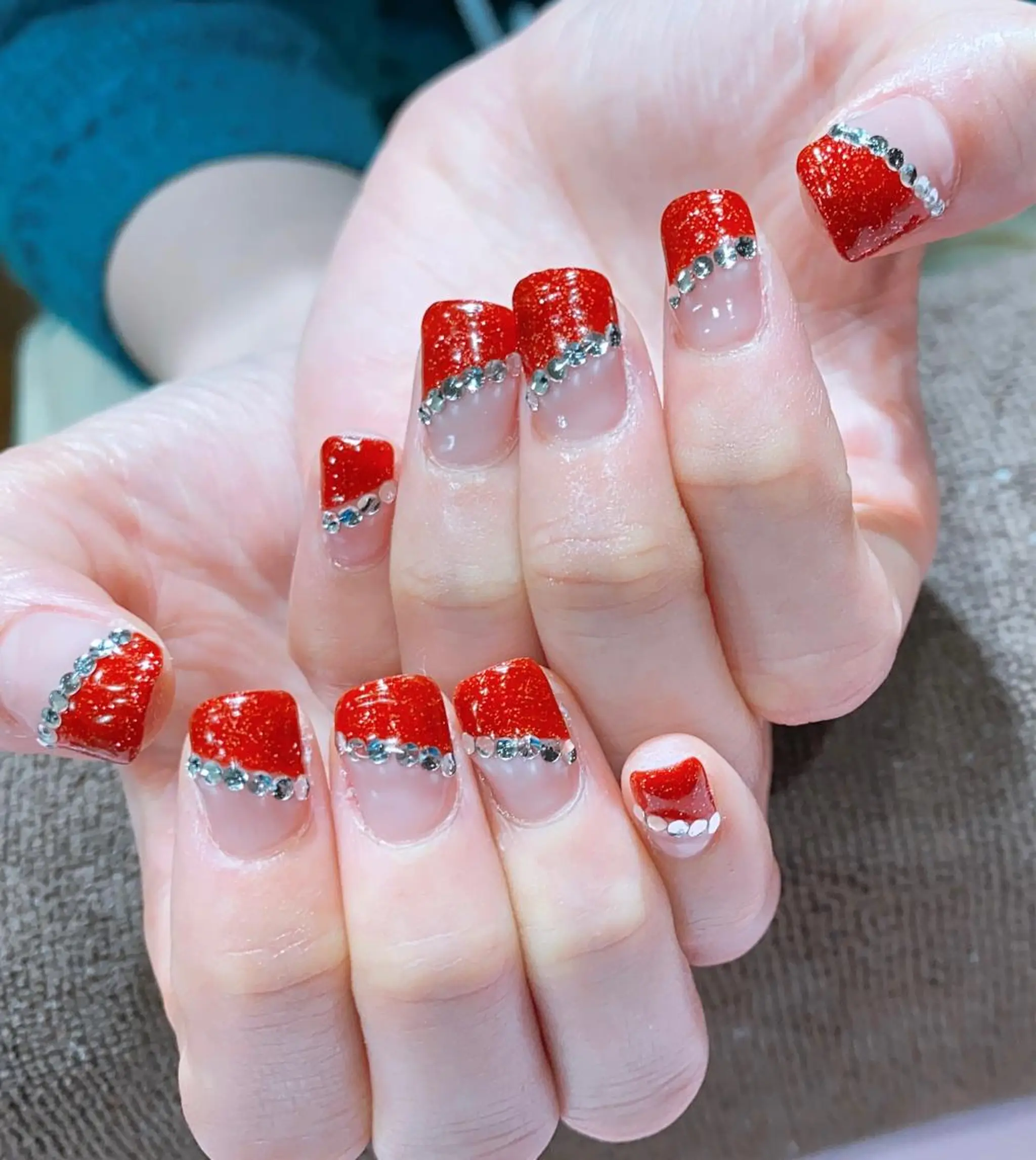 ネイル 赤色 VIST☆ ｍａｍｉのネイルデザイン