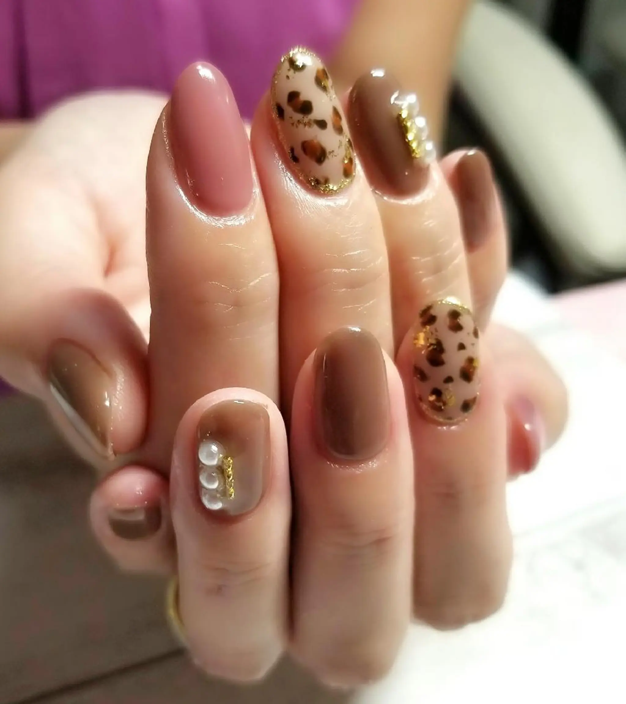 ネイル アニマル柄 nail salon ipuniのネイルデザイン