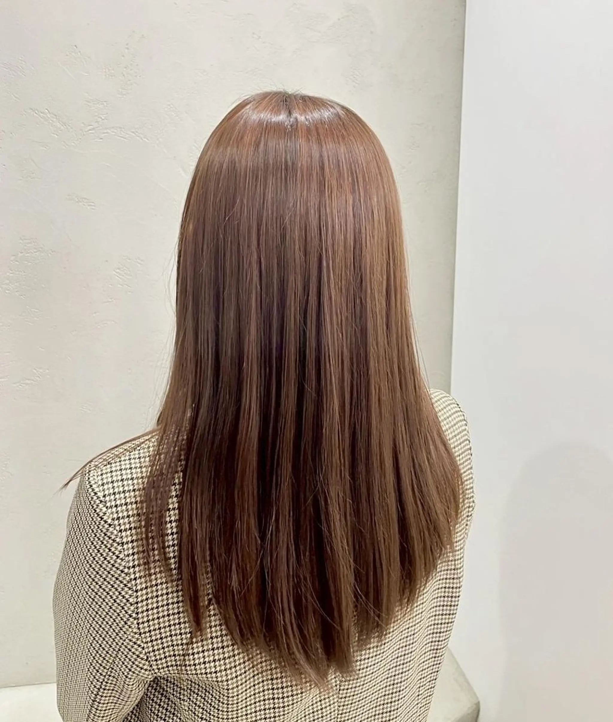 カラー セミロング ブリーチなし透明感 カラー✨横山 佳希のヘアスタイル