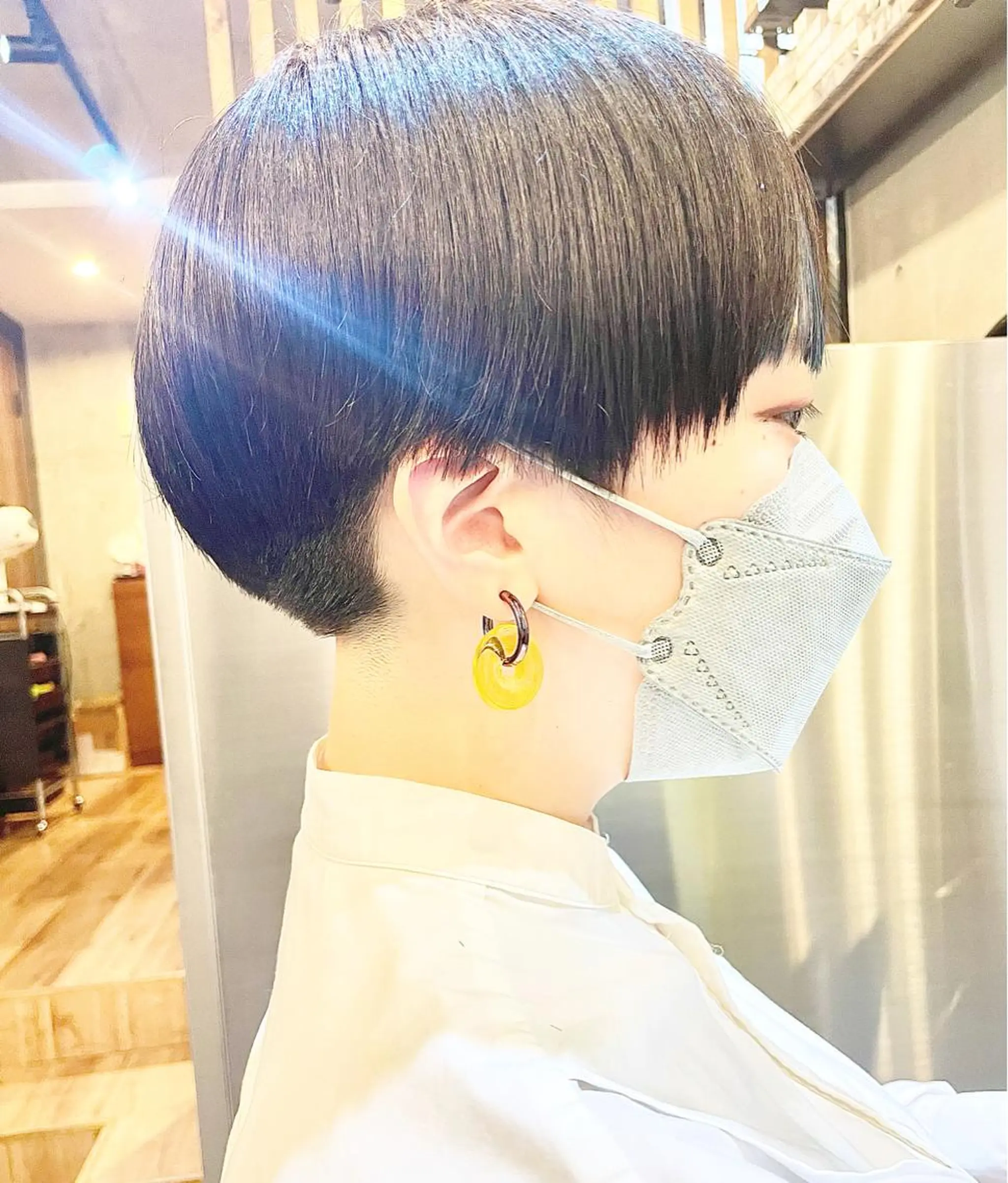 ショート カラー ショートボブ ハンサムショート アディクシーカラー イヤリングカラー ハイライトカラー カット ヘアカラー トリートメント ショートボブ髪質改善 縮毛矯正のプロ山道潤のヘアスタイル