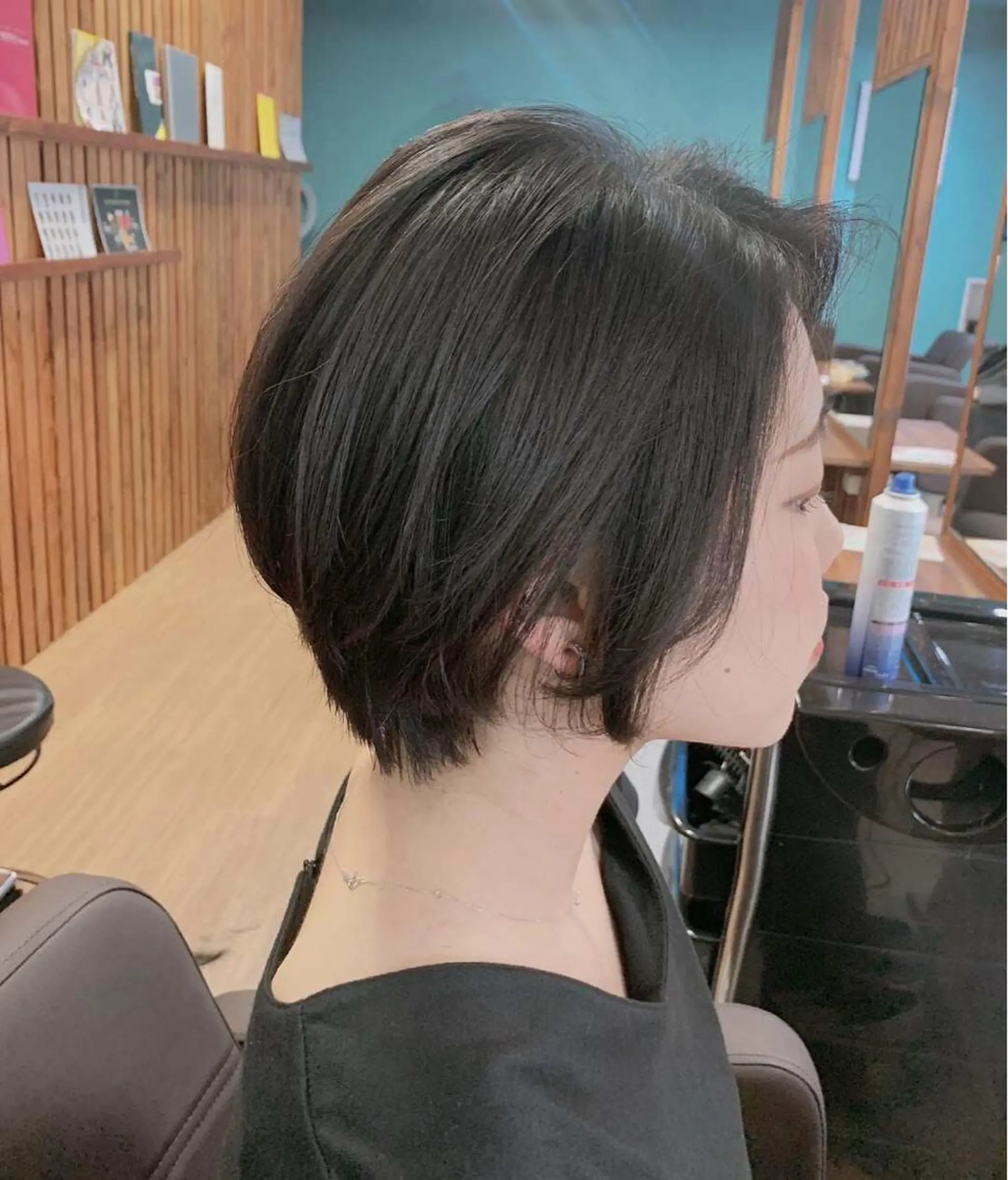 ショート カラー 縮毛矯正 Dote所属・薬師寺 優のヘアスタイル