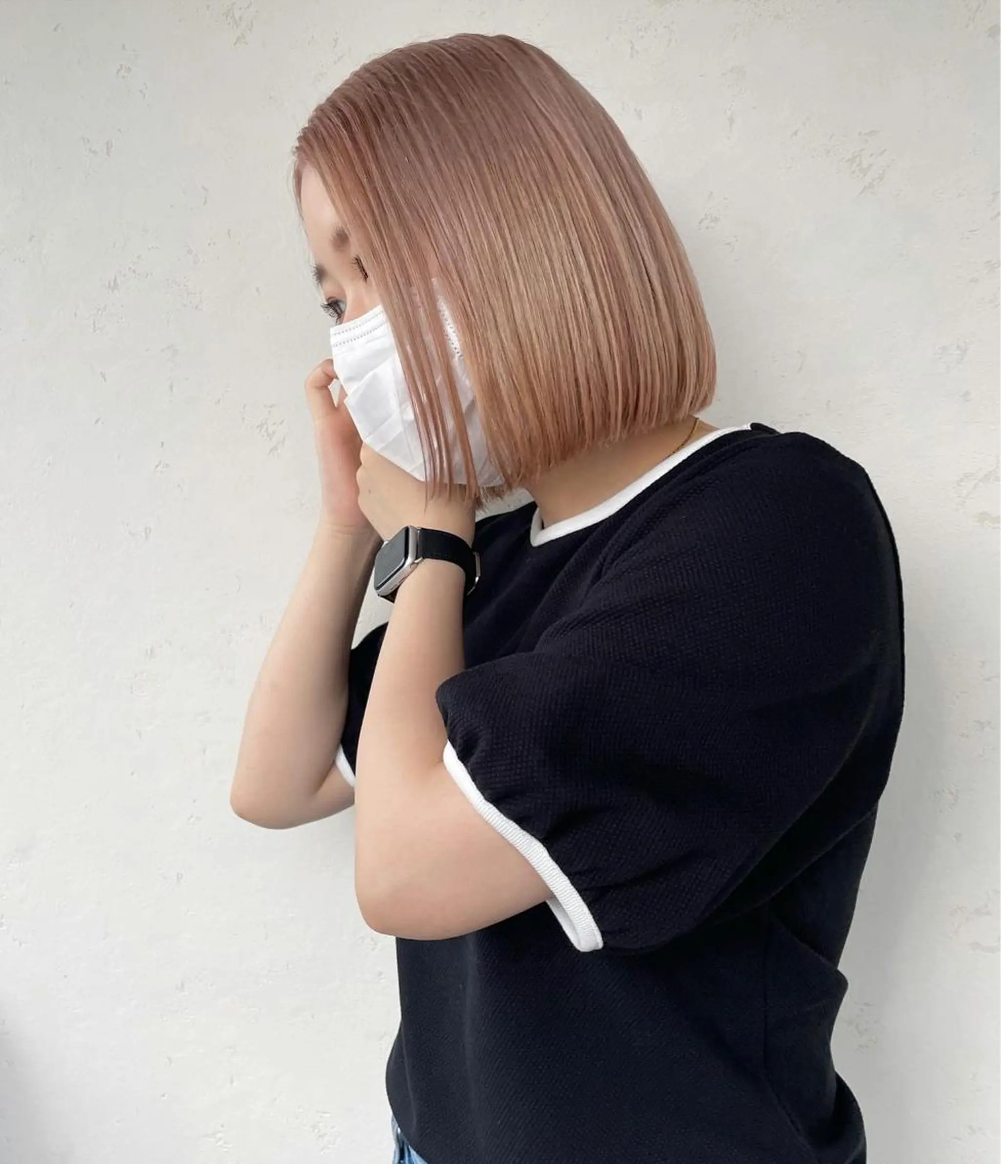 ショート カラー 切りっぱなしボブ ボブ ➖石江 雷蔵➖のヘアスタイル