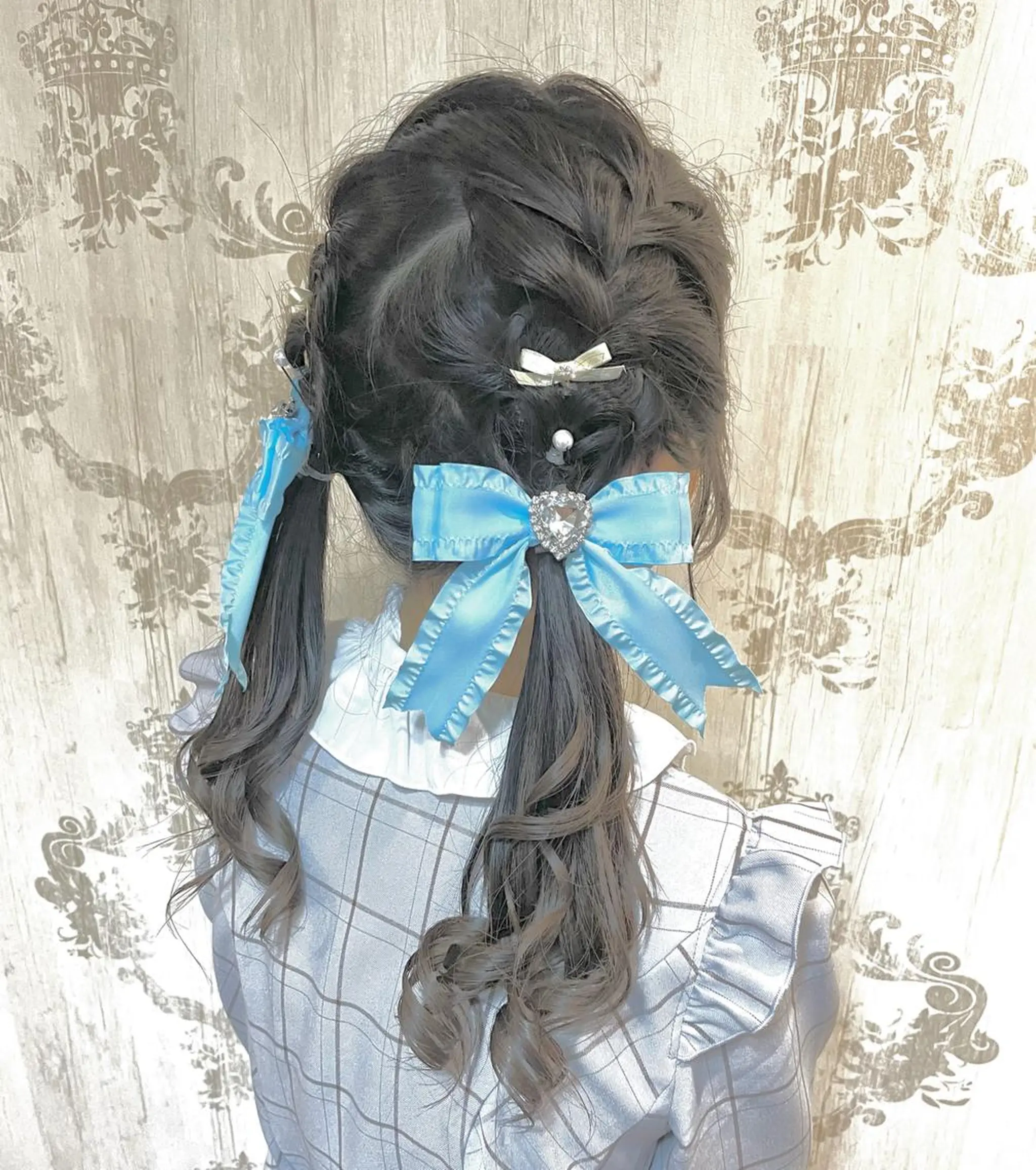 ロング ヘアアレンジ ヘアセット 💖透明感カラー💖 mayukoのヘアスタイル