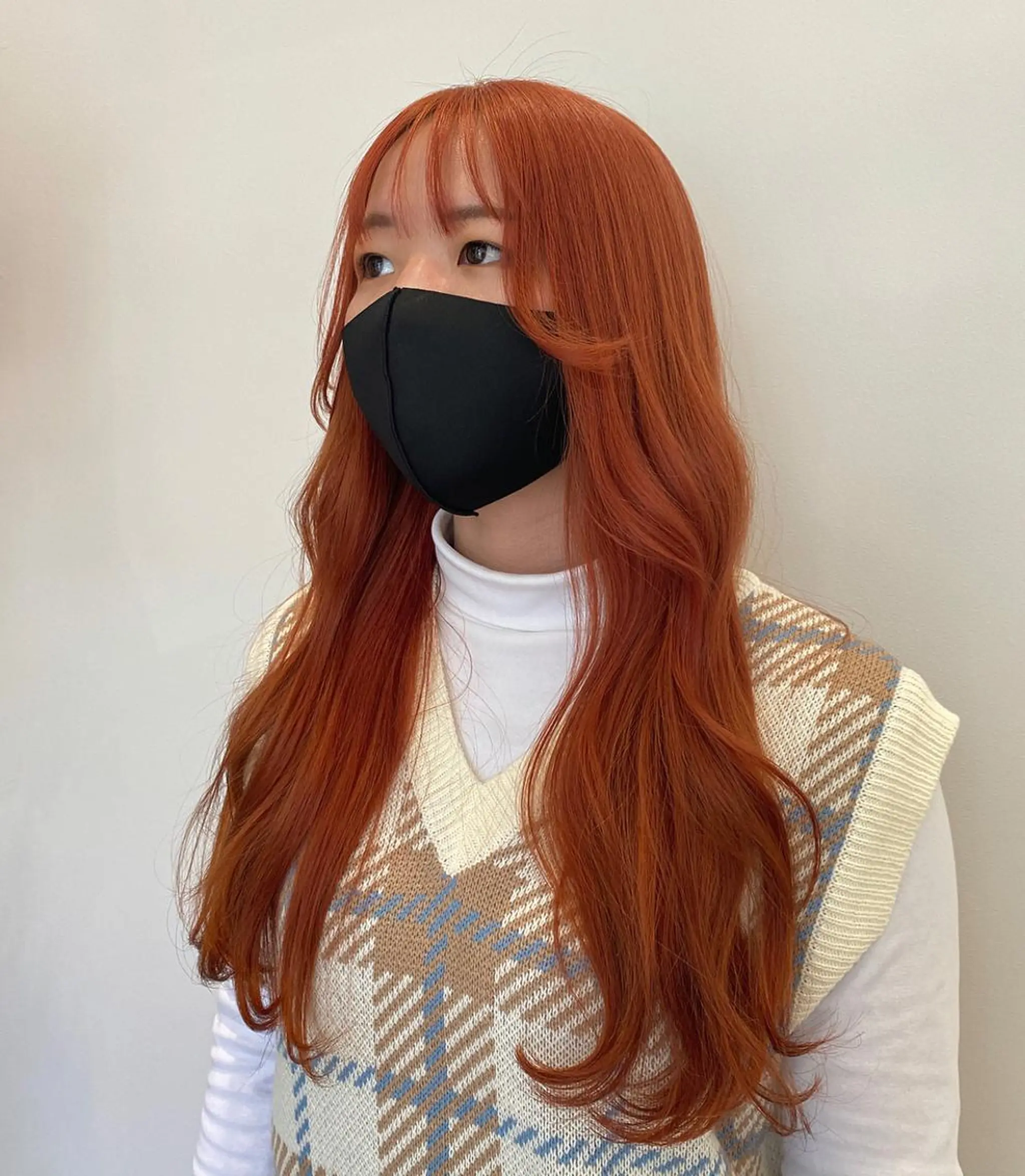 ロング カラー 顔周りカット 和歌山韓国ヘア🌙 MOEのヘアスタイル