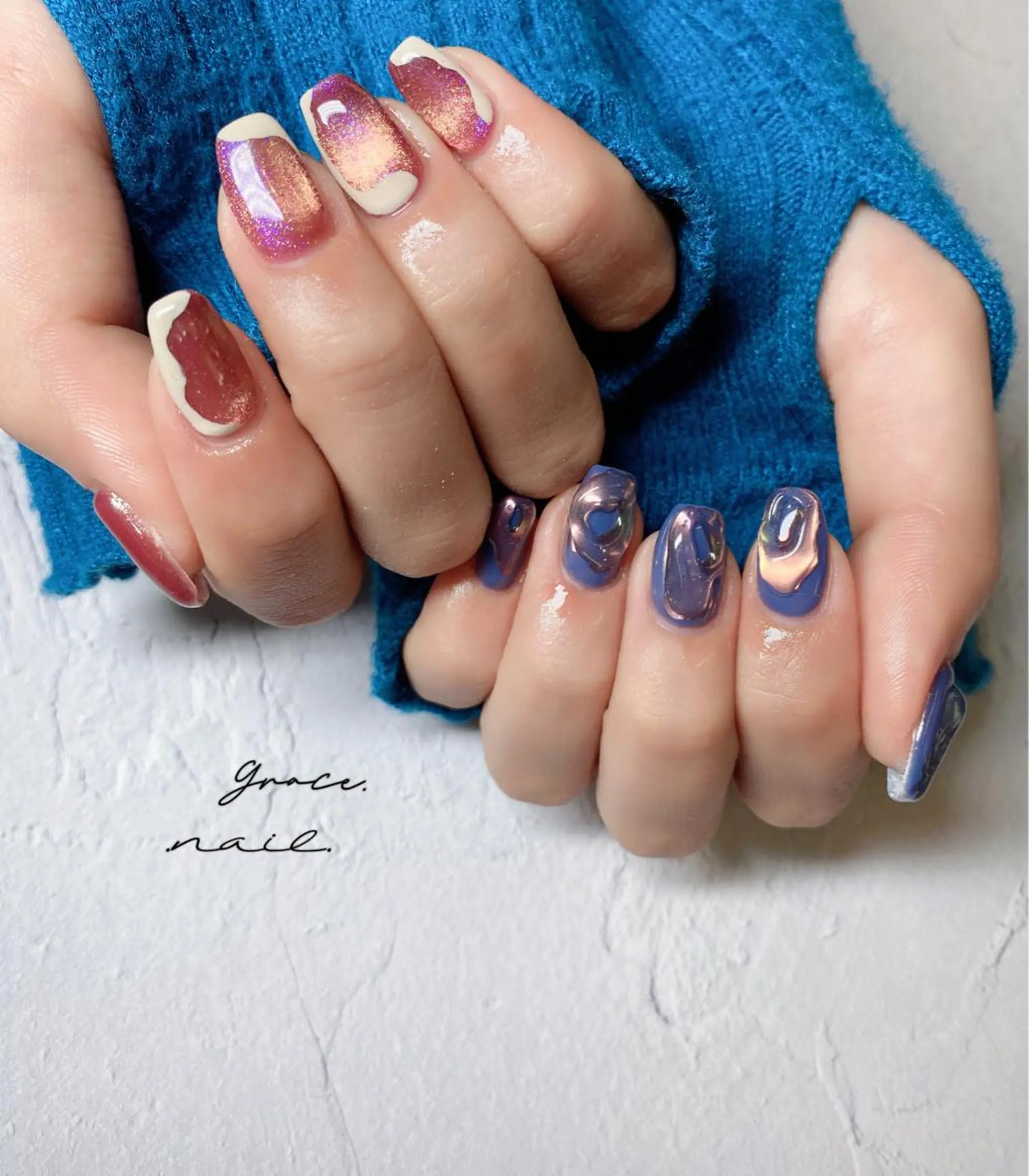 ネイル ハンドネイル ☆*。Grace Nail。*☆のネイルデザイン