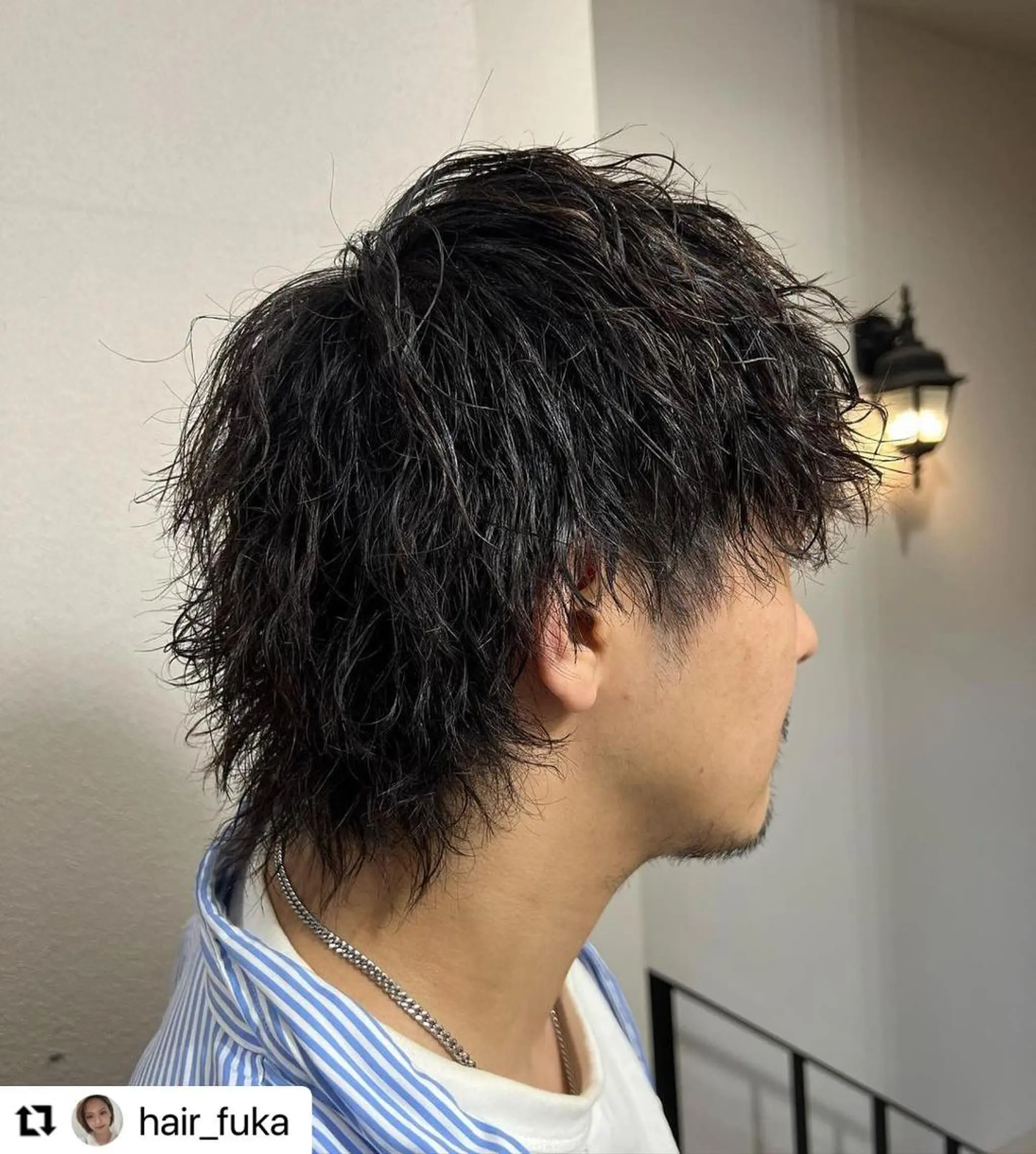 ミディアム カラー メンズ ミディアムパーマ メンズパーマ メンズツイストパーマ ツイストパーマ 🩷Eny terrace🩷のヘアスタイル