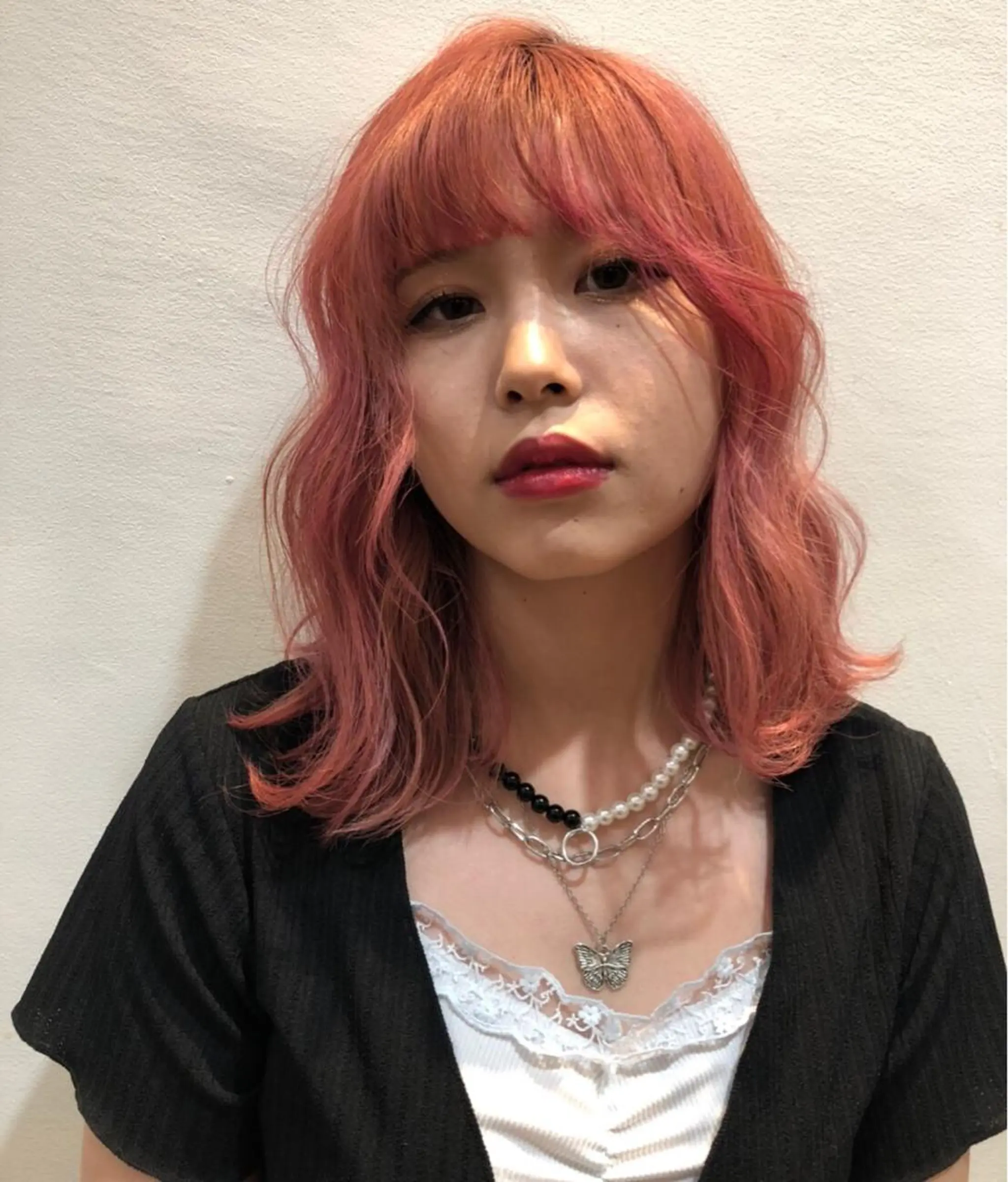 ミディアム カラー 岐阜1番韓国ヘア/ 星羅/23°のヘアスタイル