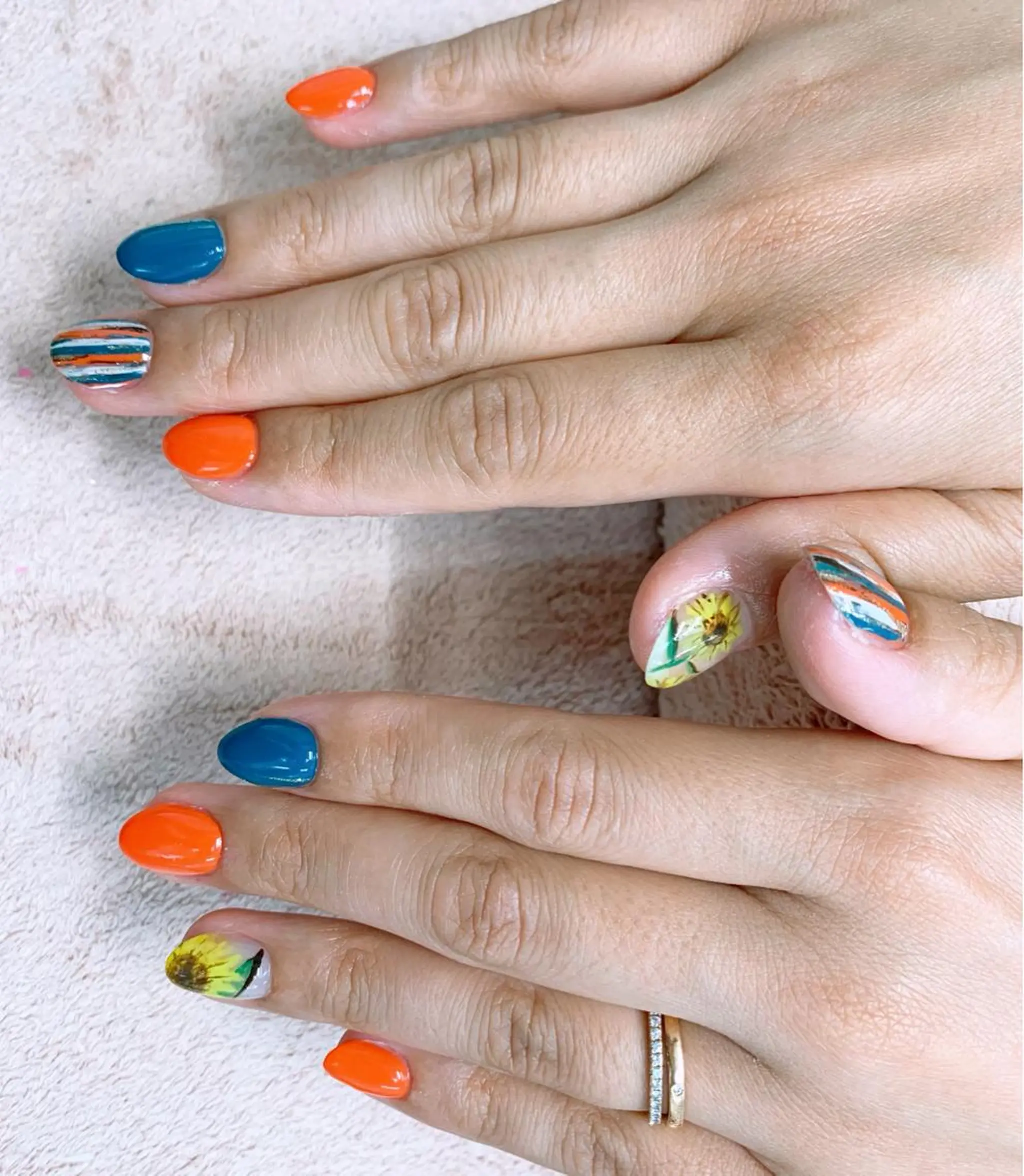 ネイル ⭐︎休業中の練習⭐︎ JNA認定講師髙橋のネイルデザイン