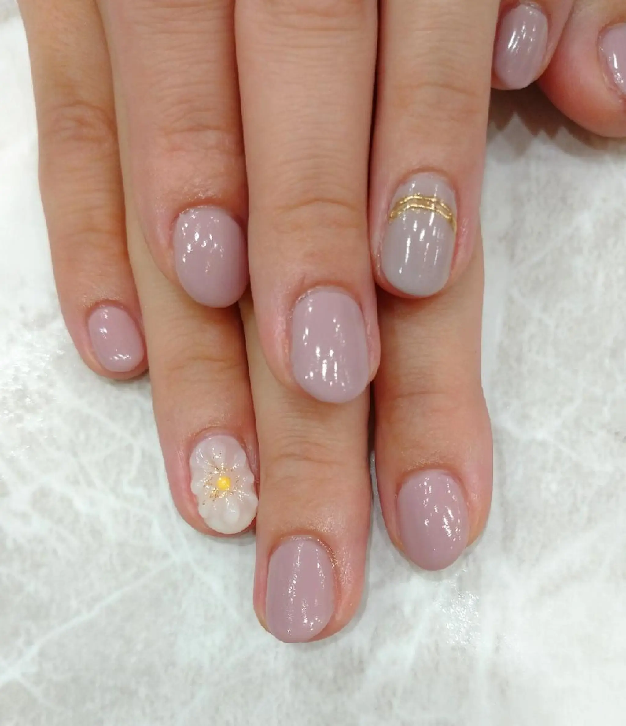 ネイル フラワーネイル ぷっくりネイル ハンドネイル 會田 瑠衣のネイルデザイン