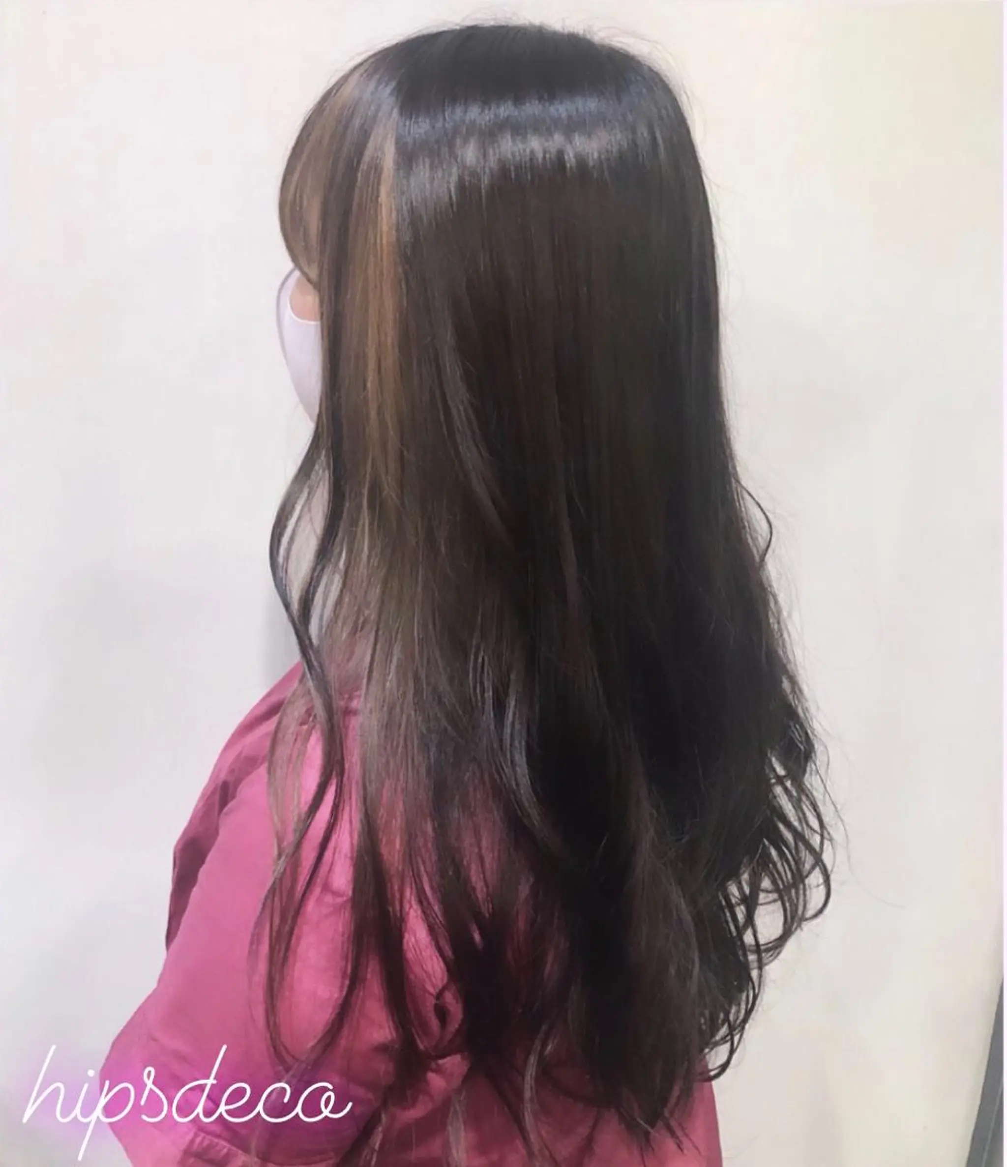 ロング カラー ブリーチ ハイライトカラー ハイライト 韓国ヘア ♡tomimaのヘアスタイル