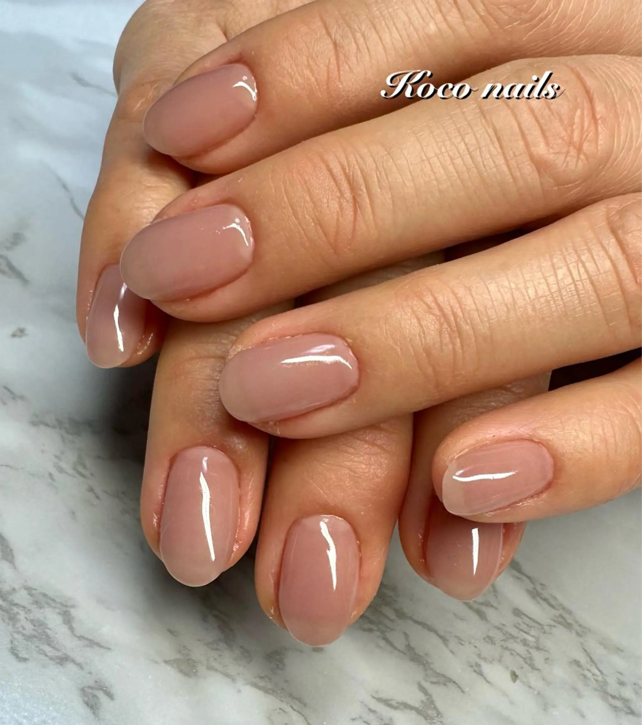 ネイル オフィスネイル ワンカラーネイル シンプルネイル Mai’s nailのネイルデザイン