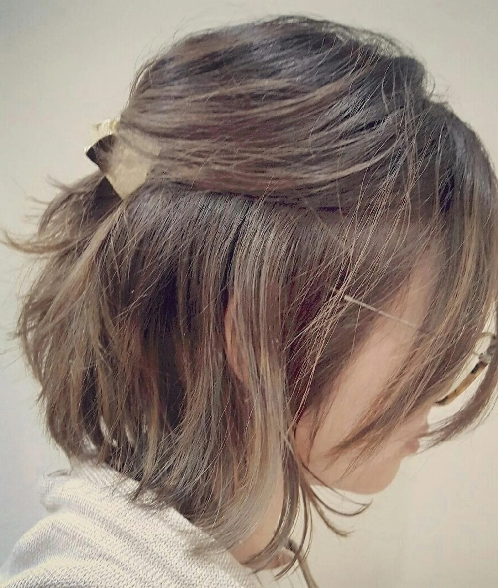 ミディアム カラー しらはま ようこのヘアスタイル