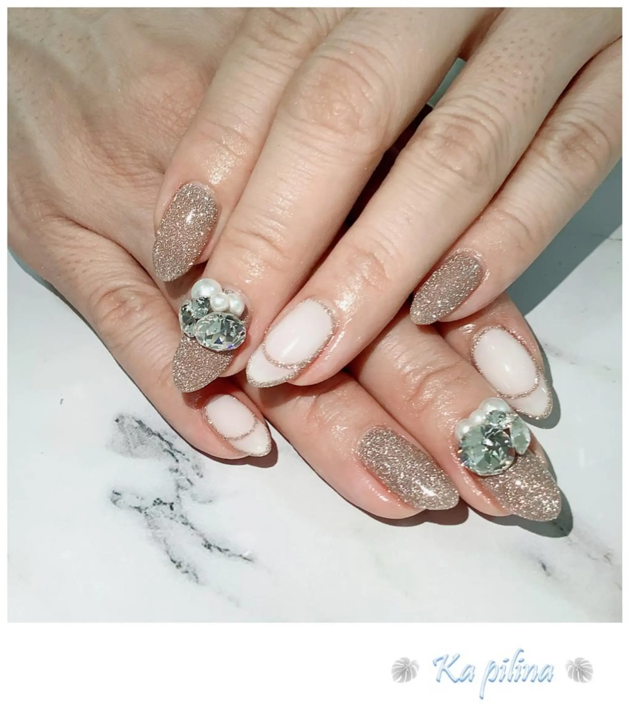 ネイル フラッシュネイル Nail salon Ka pilinaのネイルデザイン