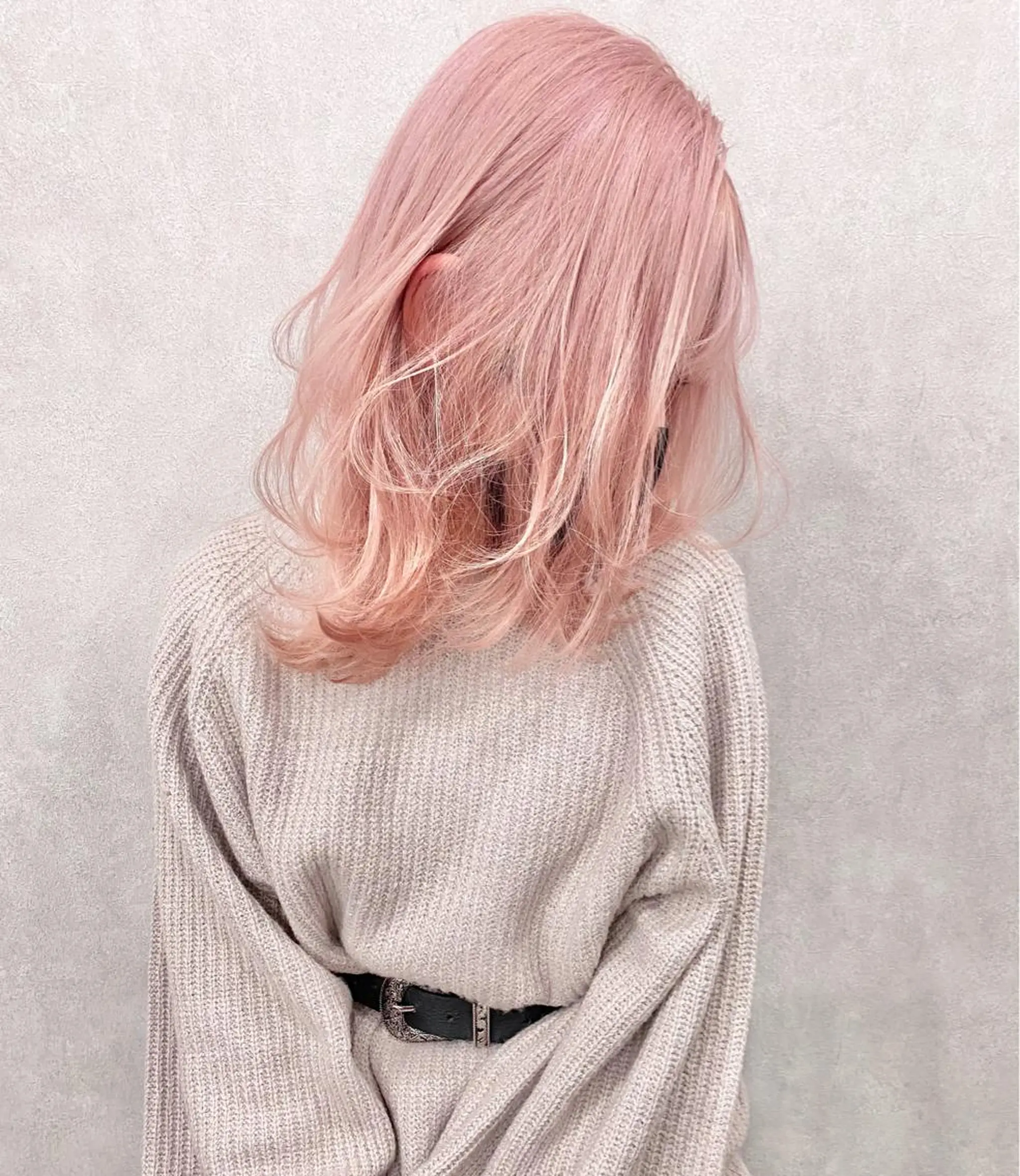 カラー ピンクカラー ハイトーンボブ /tasukuのヘアスタイル