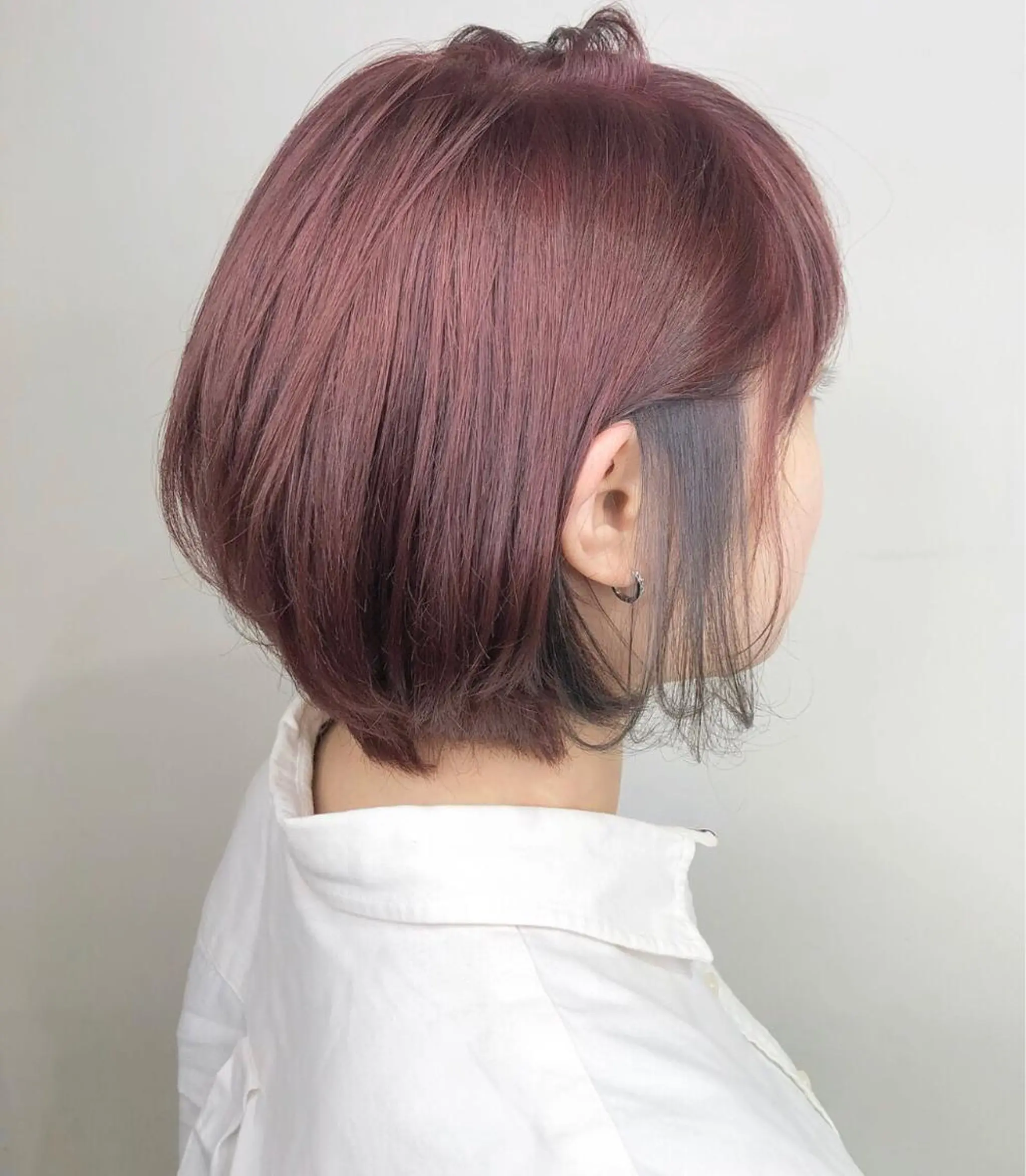 ショート カラー _WHITE+ 南海難波店のヘアスタイル