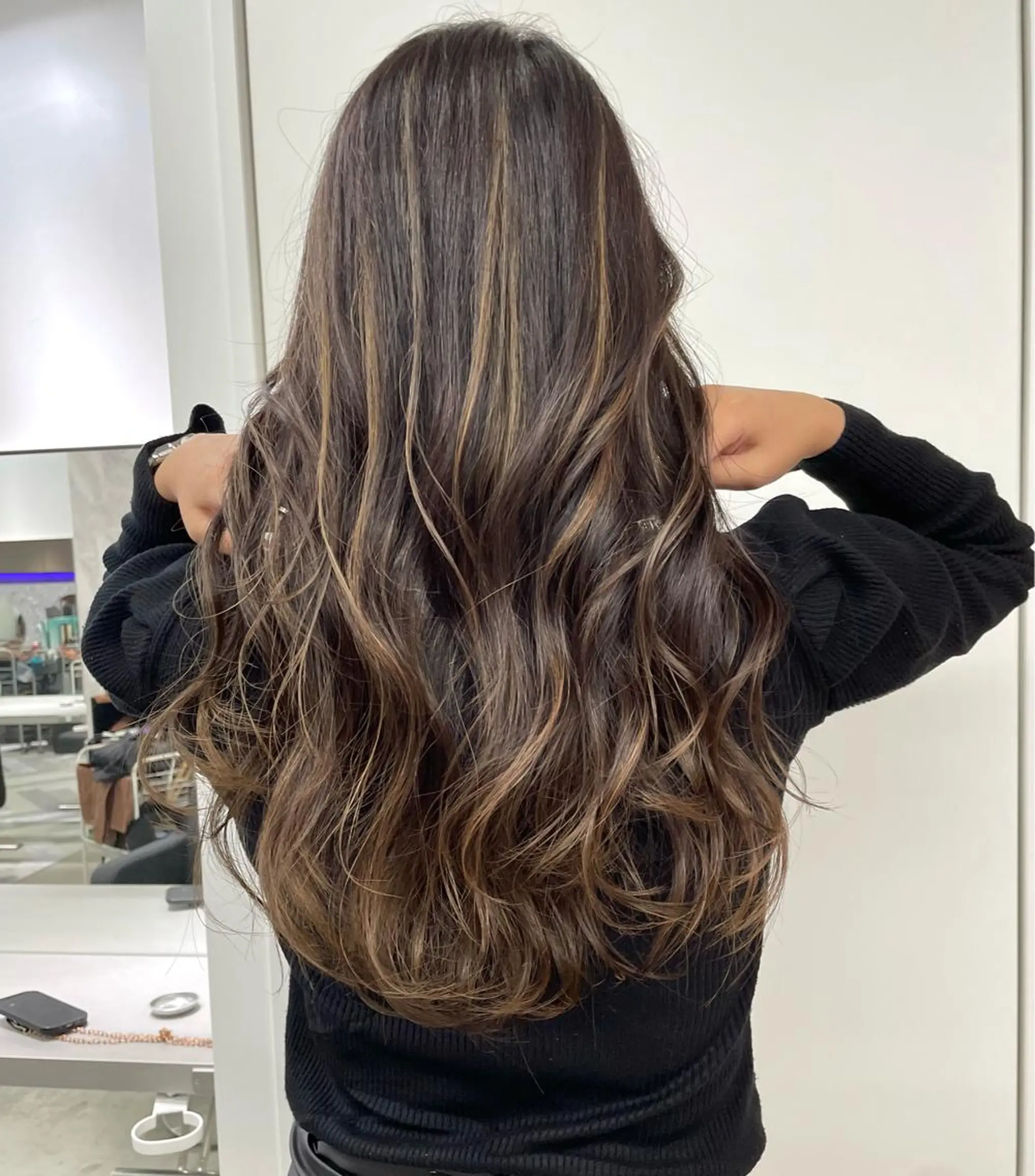 ミディアム カラー ヘアアレンジ ハイライトカラー ハイライト カット ヘアカラー トリートメント 🎗秋山勇/ GEAR.代表のヘアスタイル