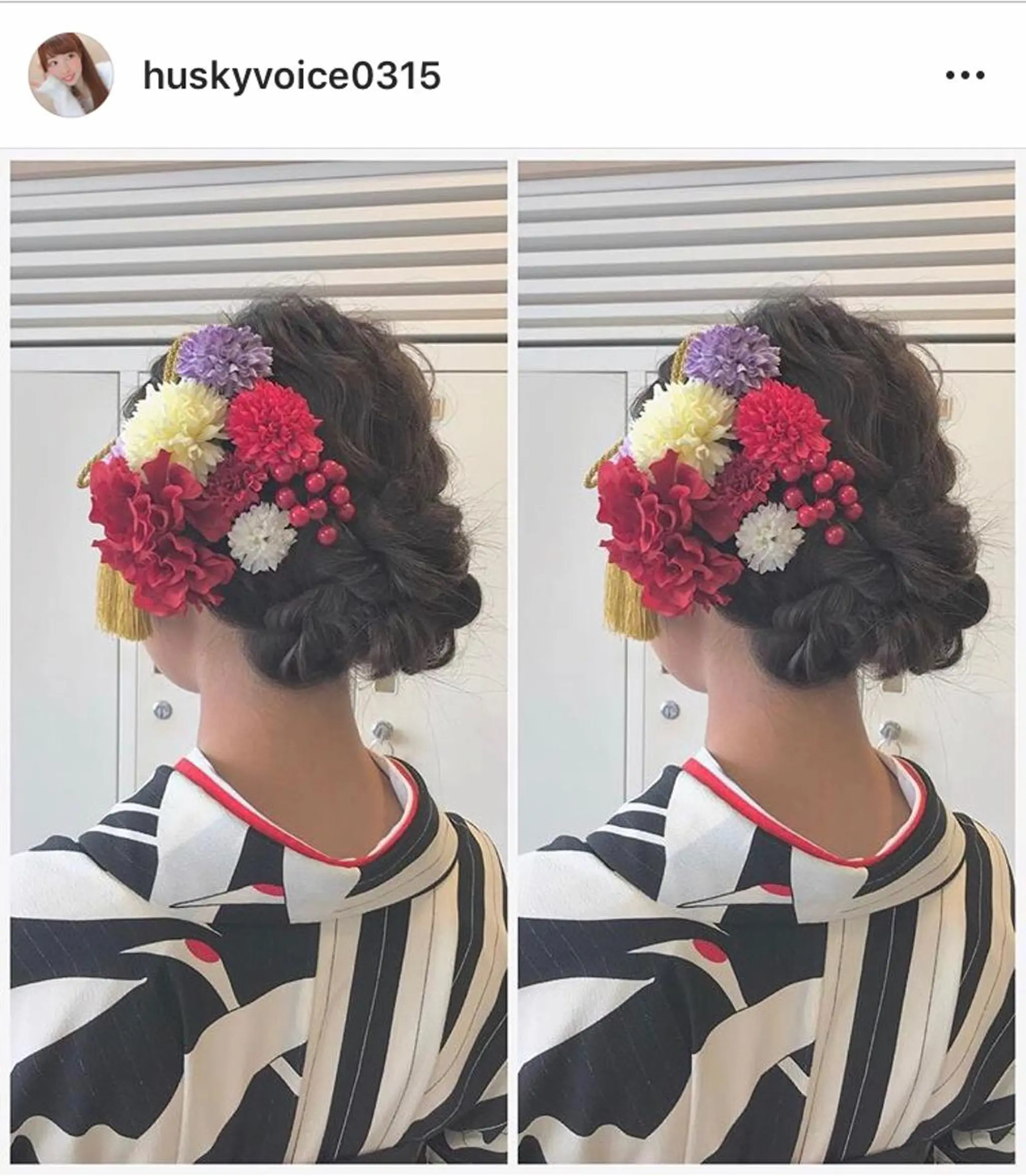 ヘアアレンジ 卒業式のヘアスタイル 着付け 顔まわり‎🤍小顔 カット🤍みさきのヘアスタイル