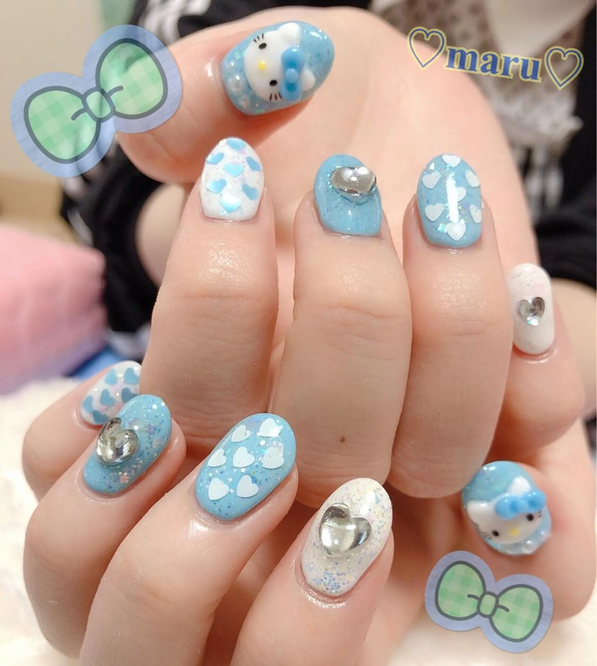 ネイル 持ち込み ハンドネイル フットネイル まるみ♡7/1〜値上 げ致します(>_<)のその他イメージ