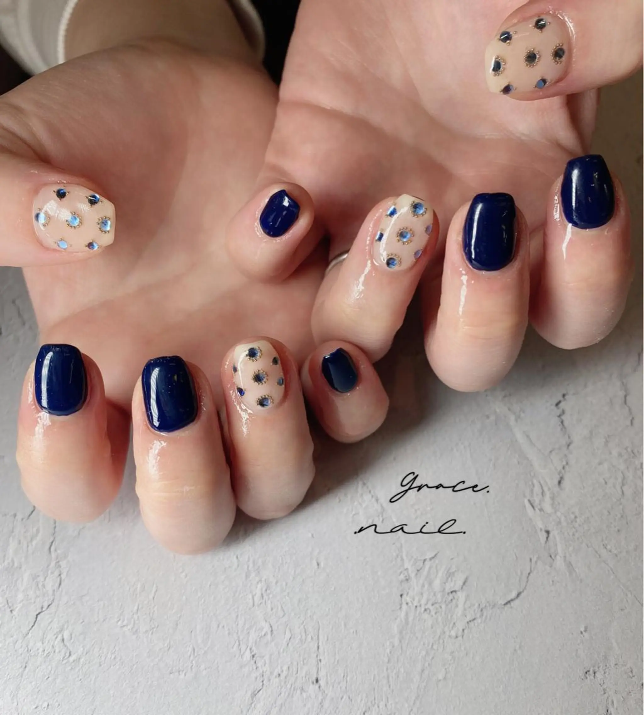 ネイル ハンドネイル ☆*｡Grace Nail｡*☆のネイルデザイン
