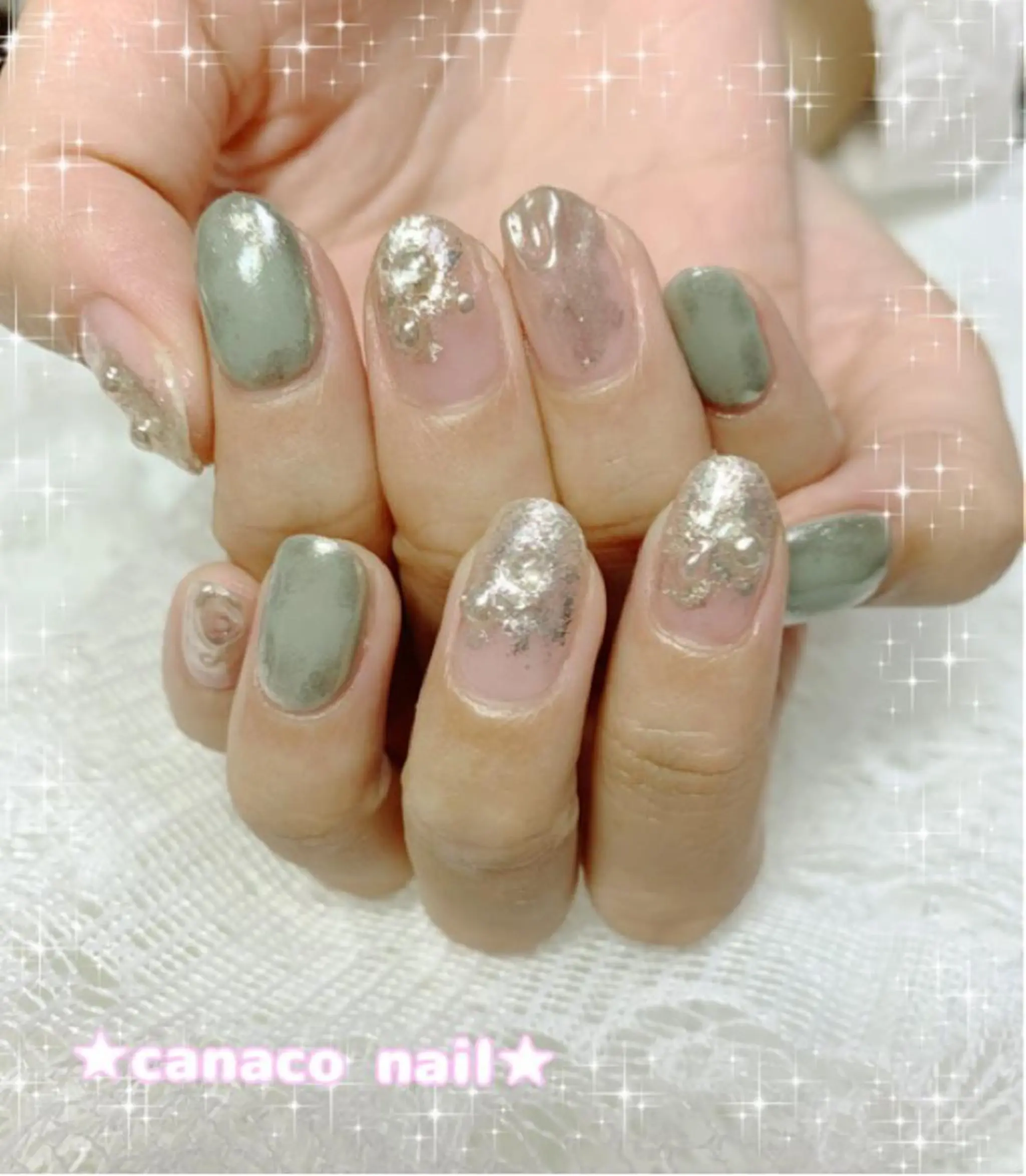 ネイル ハンドネイル ハンドケア ベテランネイル cnc  nailのネイルデザイン