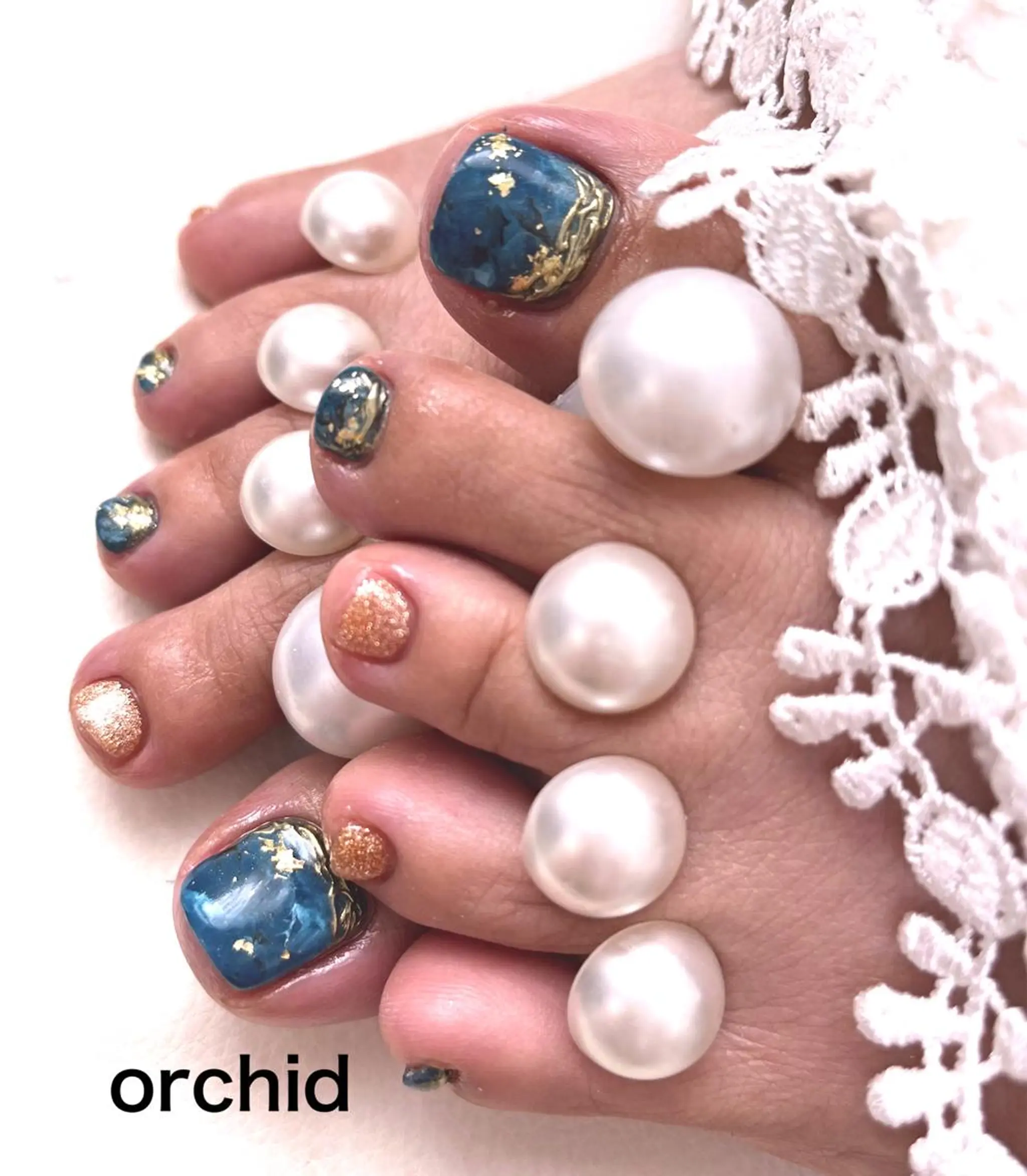 ネイル orchid ♡オーキッドのネイルデザイン