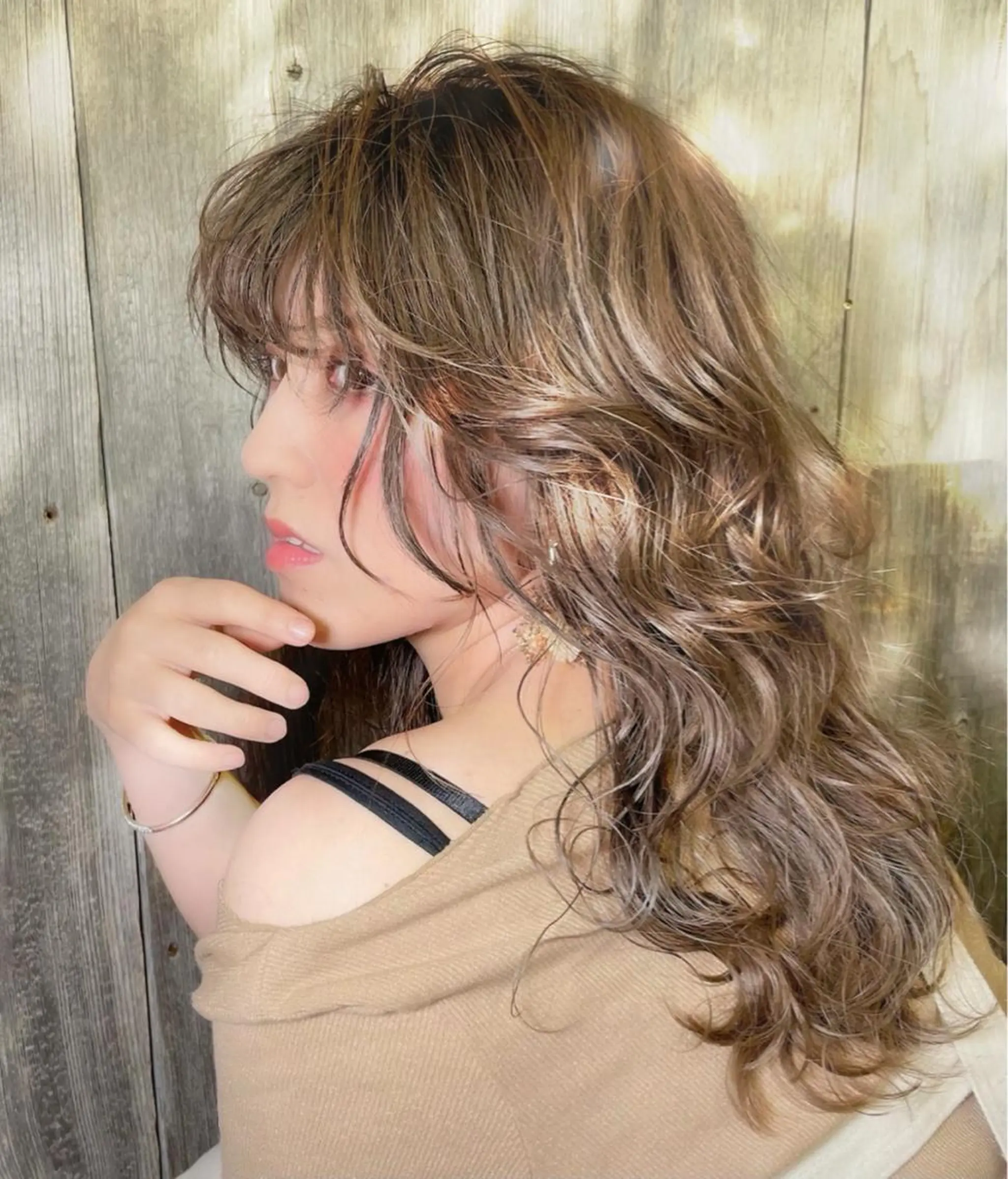 ロング カラー ベージュカラー カット ヘアカラー トリートメント 骨格整形カット/ ショート✂️堀夢哉のヘアスタイル