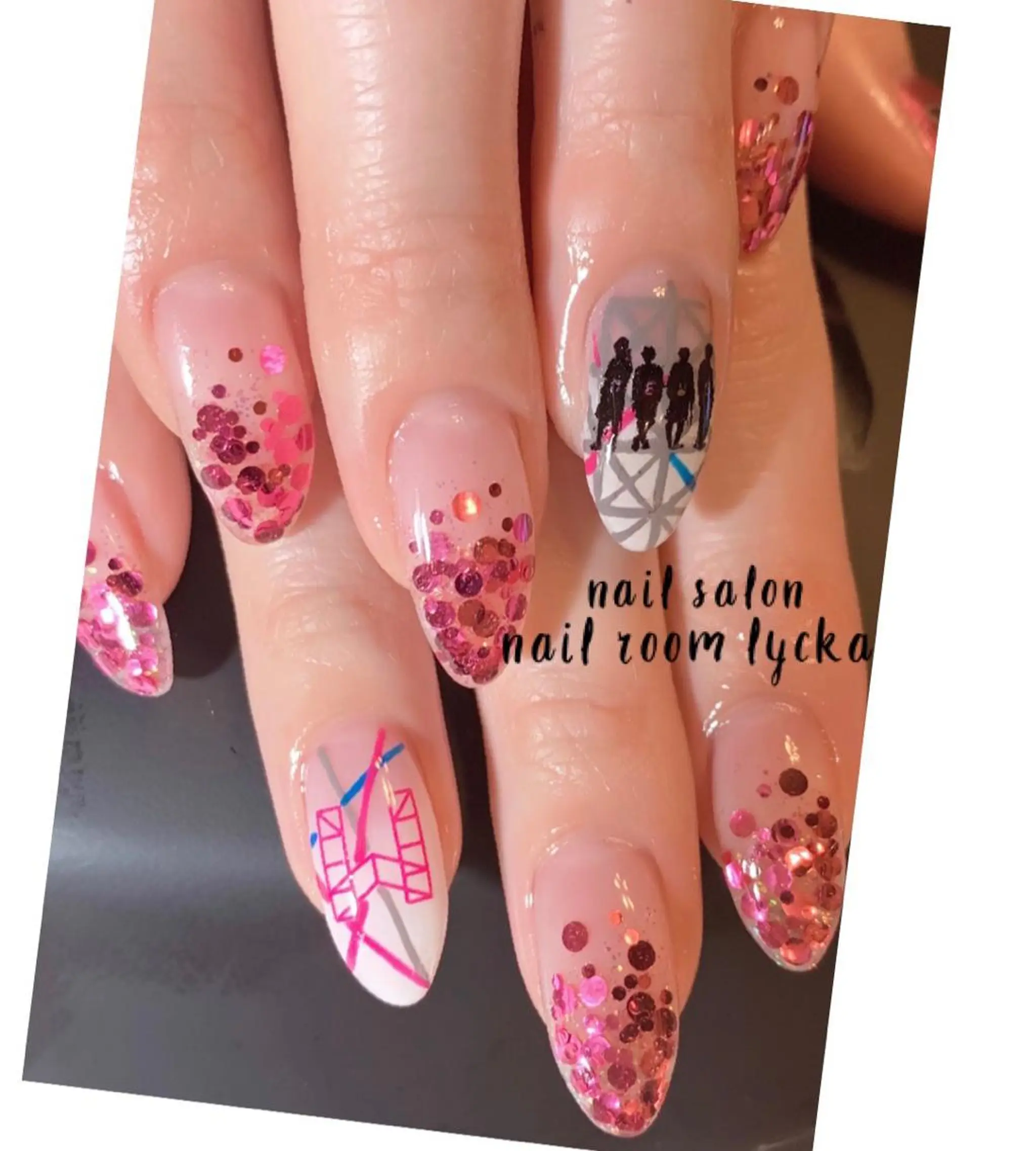 ネイル ﾈｲﾙﾙｰﾑﾘｯｶ 𝐦𝐚𝐲𝐮のネイルデザイン