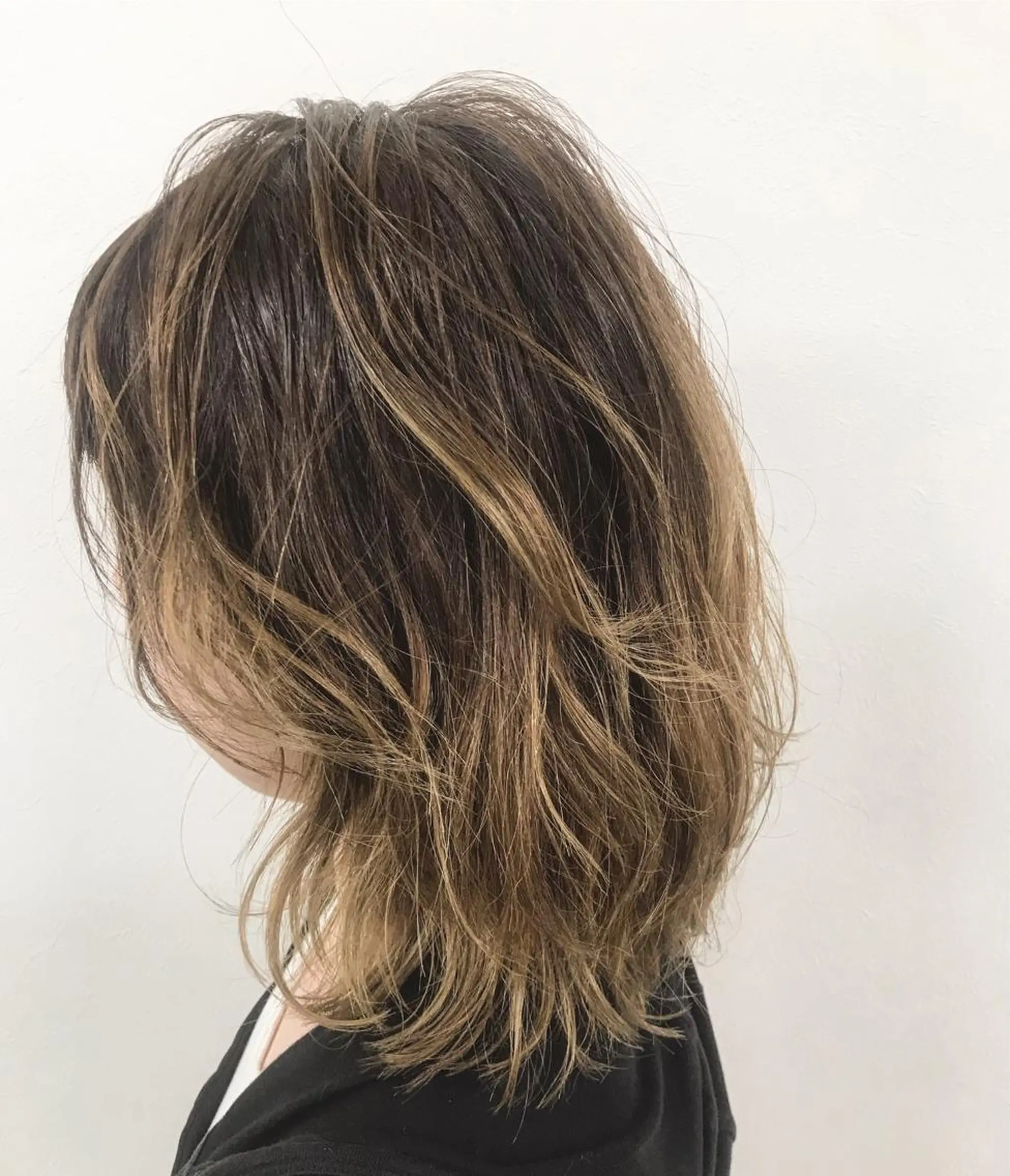 ミディアム ハイライト HBLディプロマ所有 AZUSAのヘアスタイル