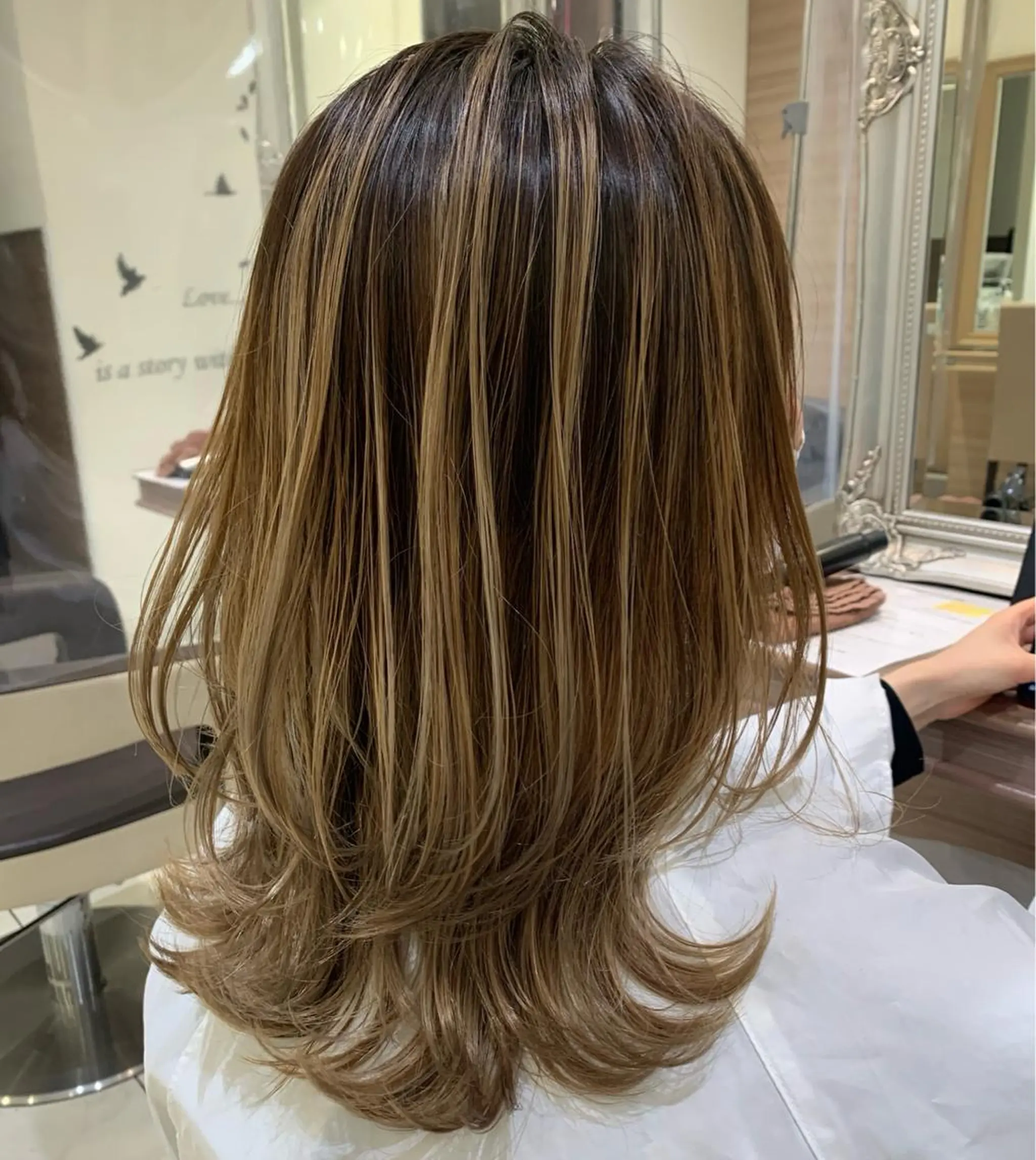 セミロング 店長 後藤剛のヘアスタイル