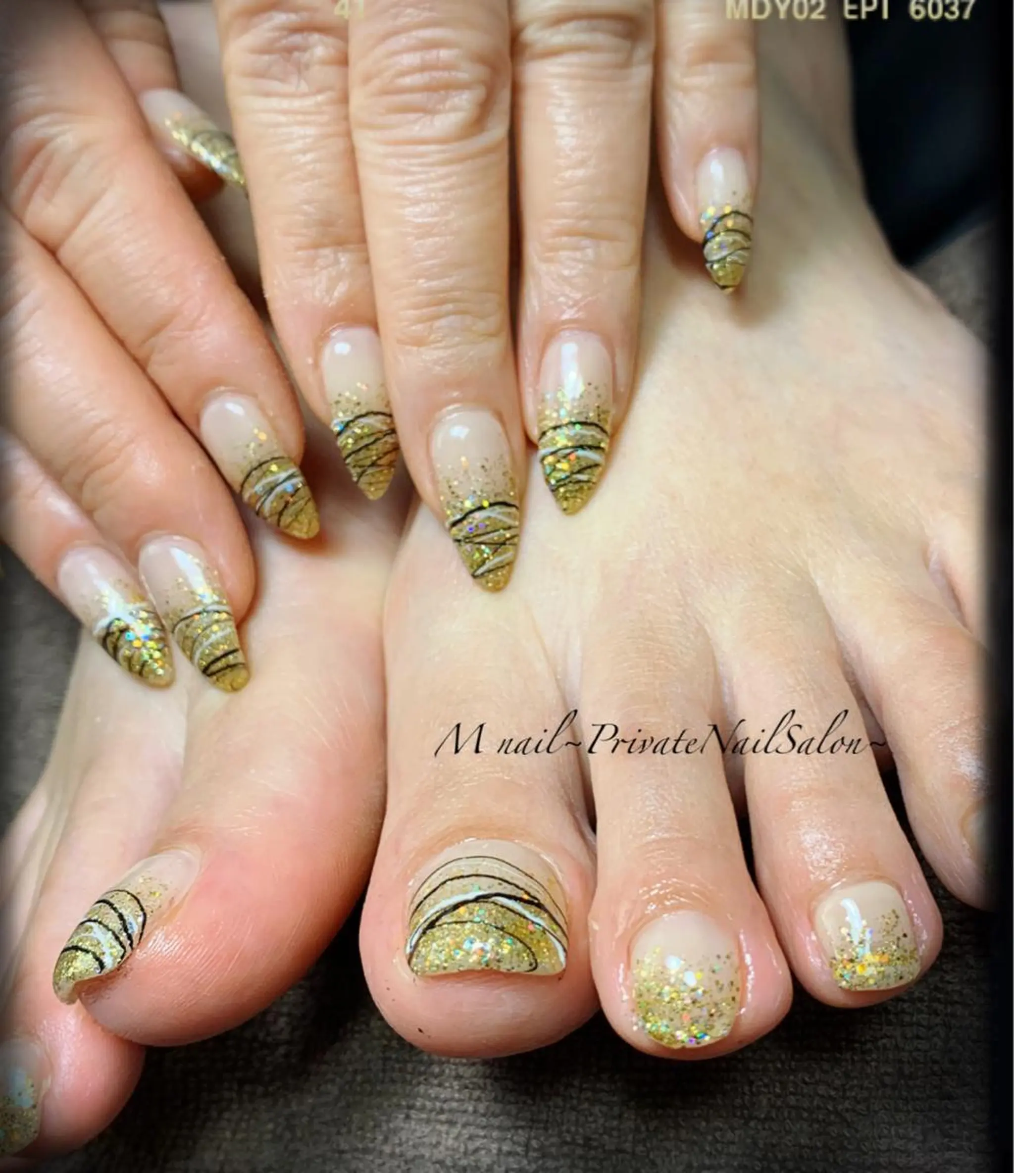 ネイル フットネイル M nail 市原市ちはら台のネイルデザイン