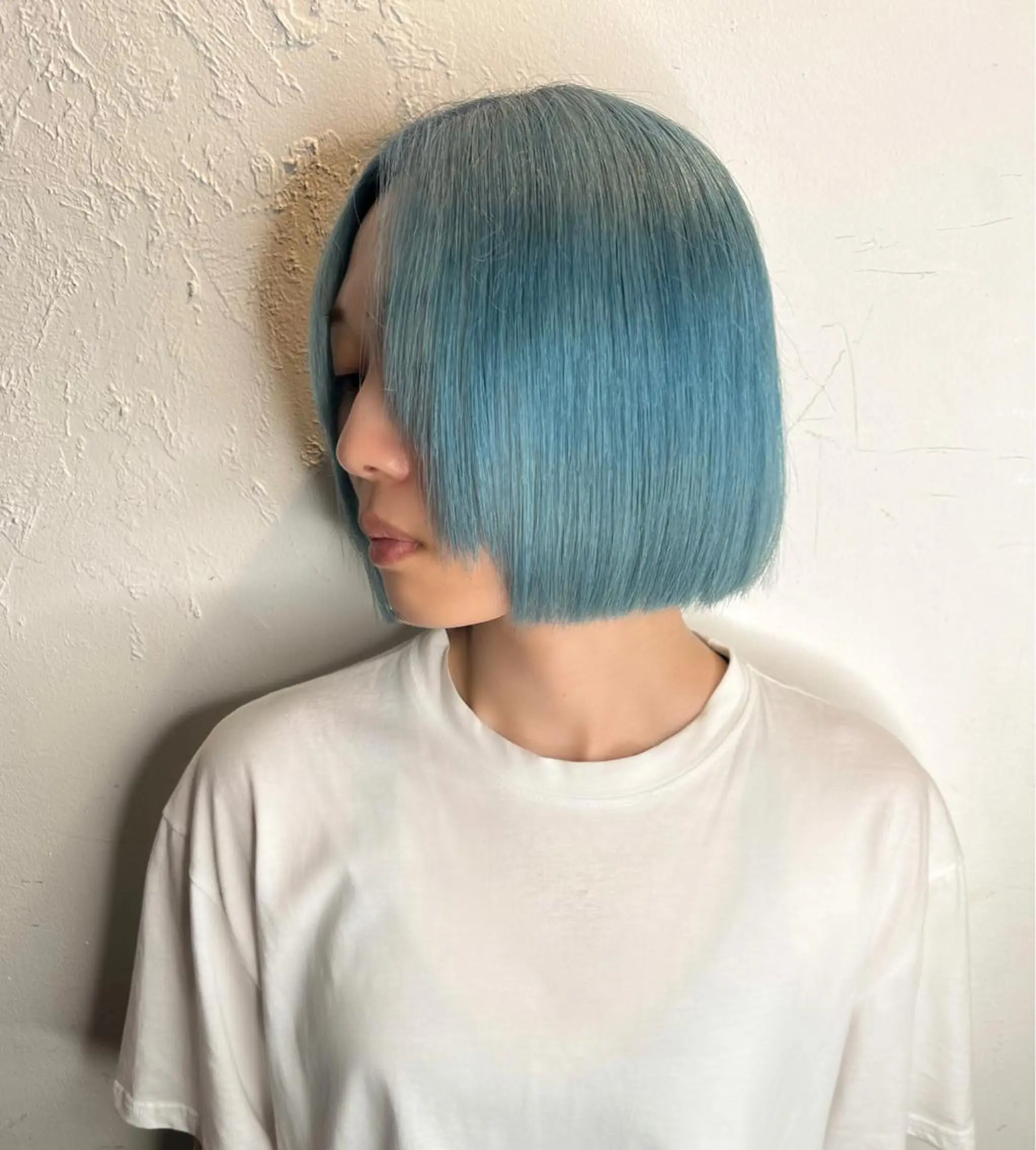 ミディアム カラー ブルーカラー ミント salonF 🔸hamaのマツエク・マツパデザイン