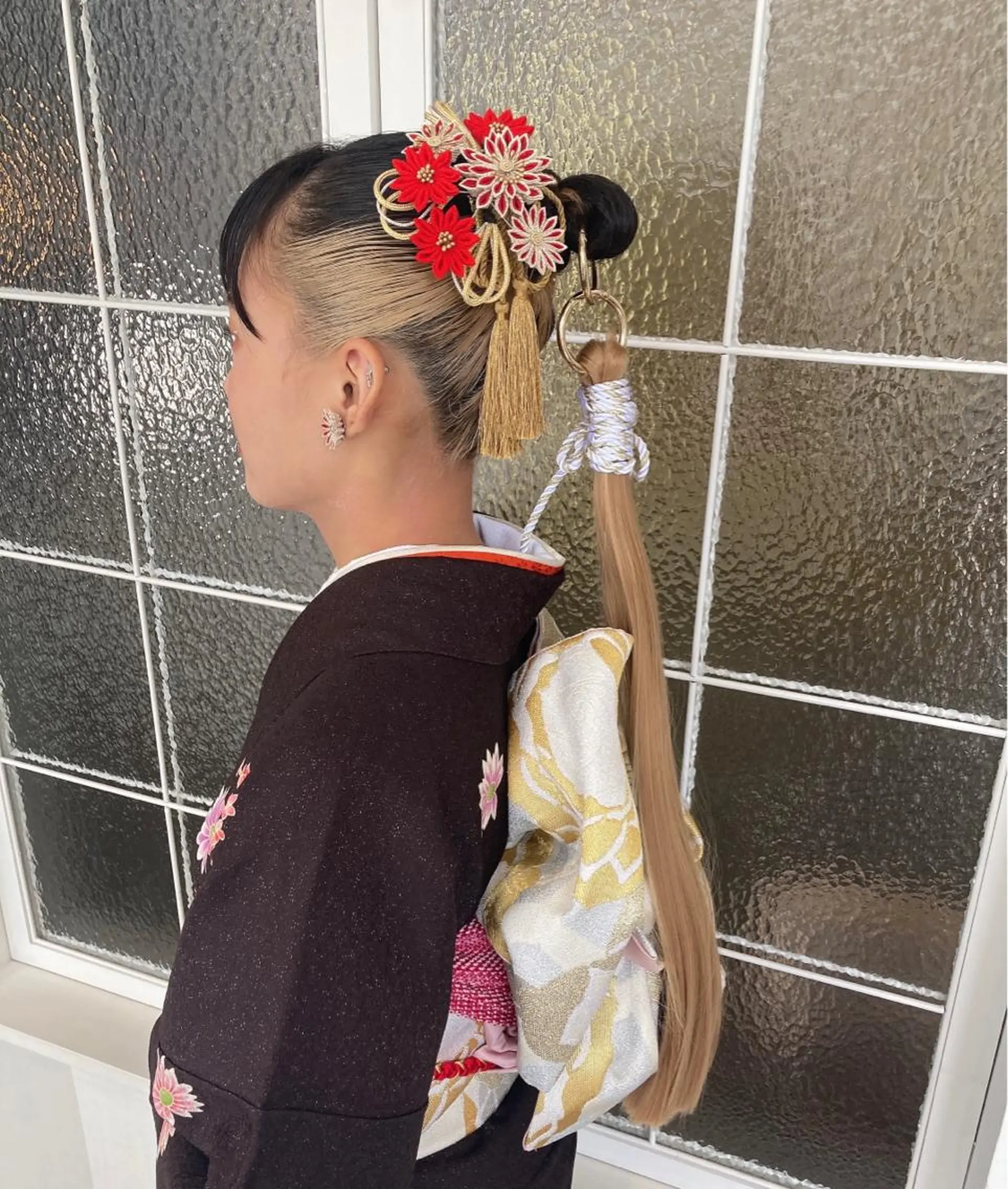 ミディアム ヘアセット MiRI💜地毛級 エクステ✖似合わせ技のヘアスタイル