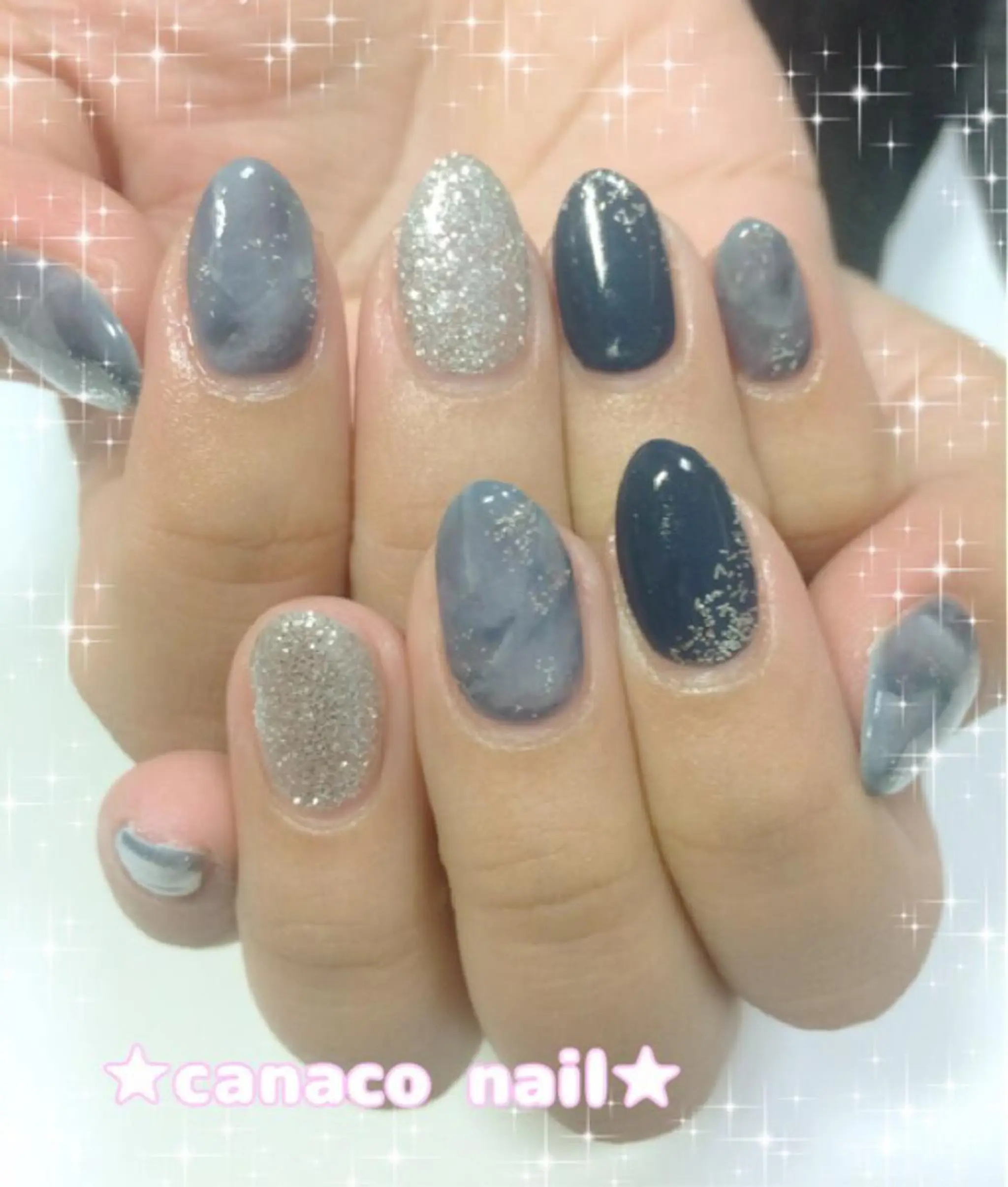 ネイル アートネイル ジェルネイル パラジェル ストーンネイル ハンドネイル ハンドケア Felice所属・ベテランネイル cnc nailのネイルデザイン