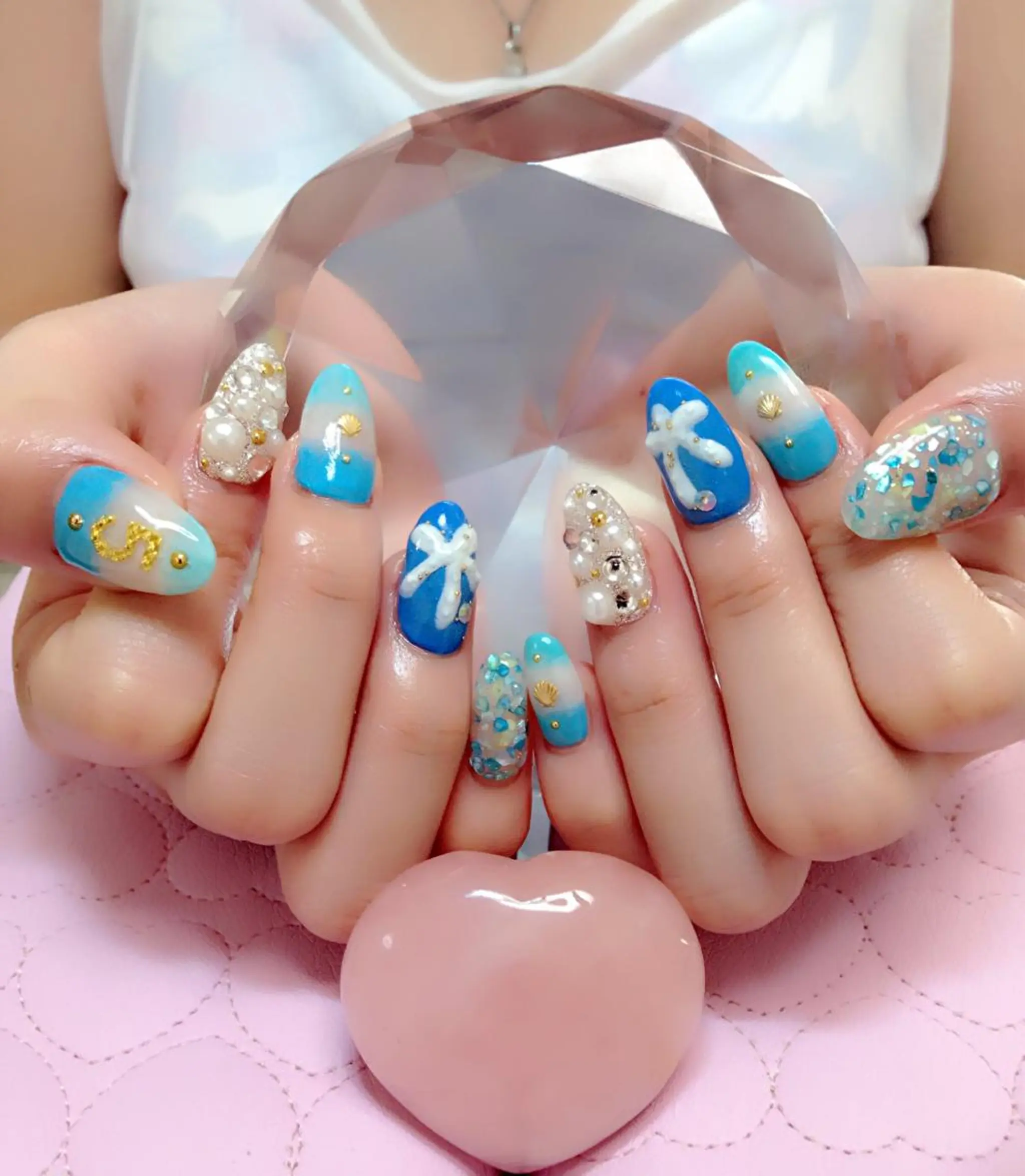 ネイル 🩵池袋heart nail🩵のネイルデザイン