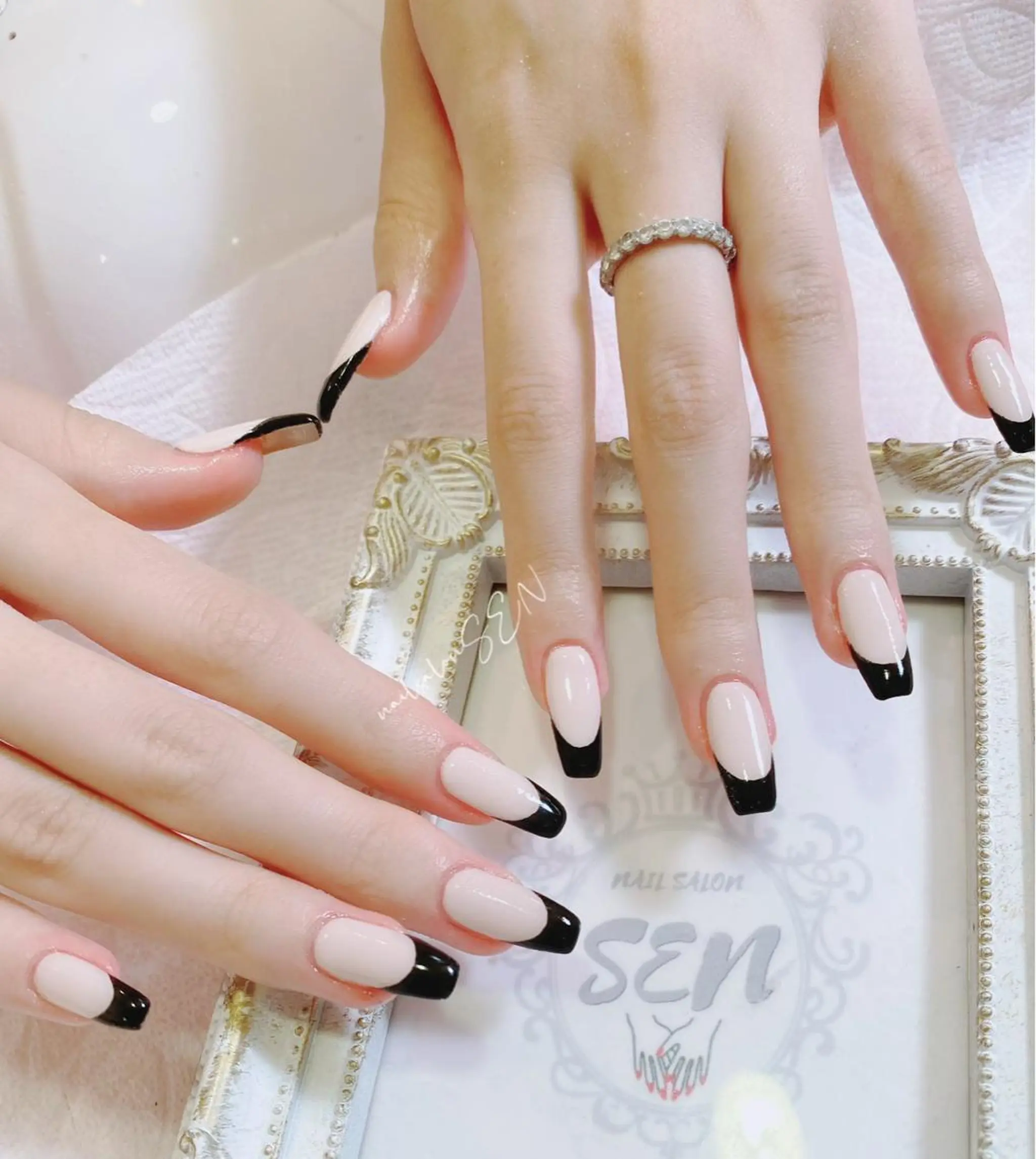 ネイル フレンチネイル nail salon SENのネイルデザイン