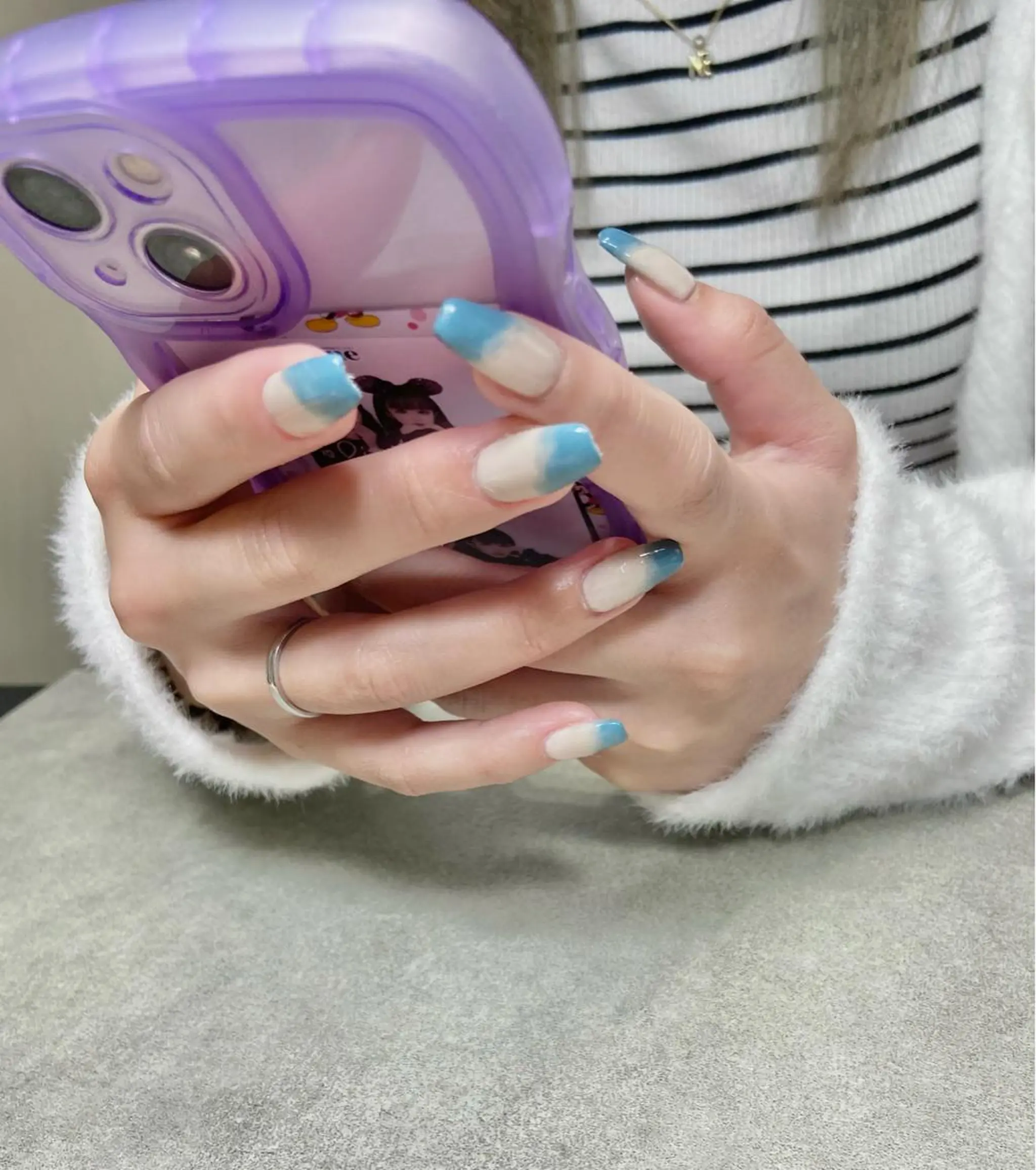 ネイル フレンチネイル ニュアンスネイル salon de oct.のネイルデザイン