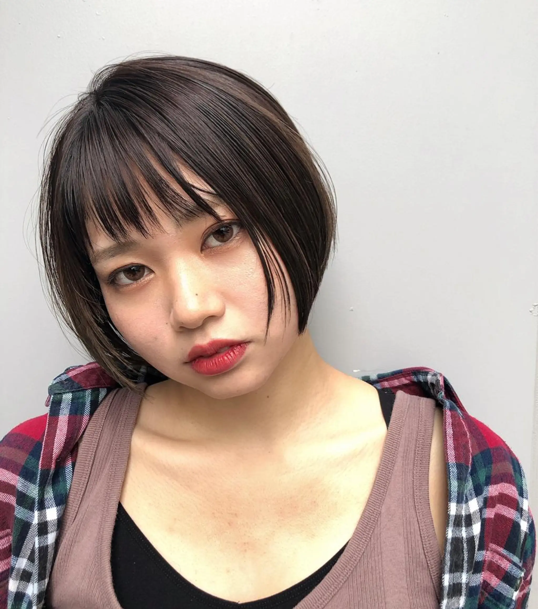 ショート 顔周りカット カット トリートメント 愛されヘア♪ 大森春奈のヘアスタイル